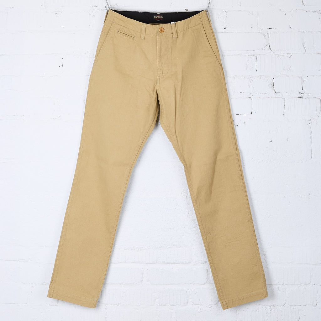 the flat head | chino-hose fn-pa-c014 - beige