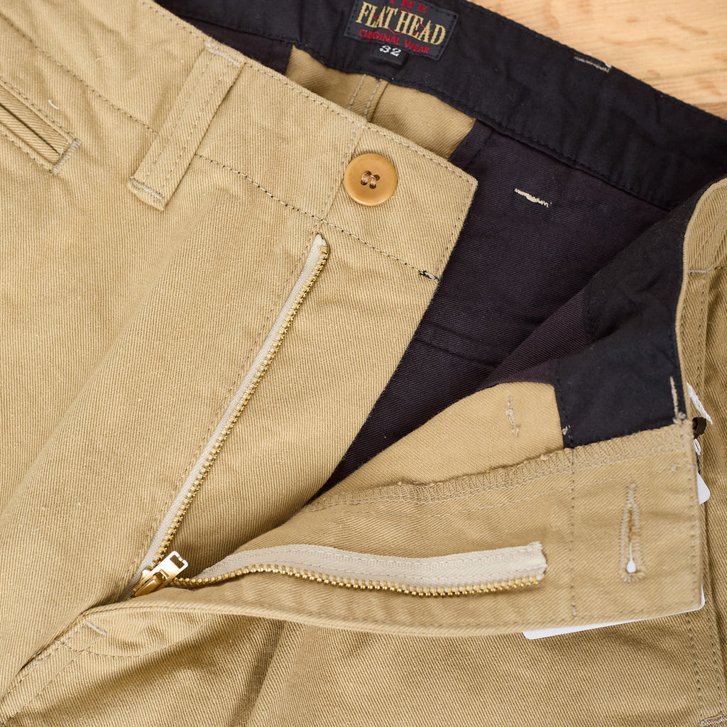 the flat head | chino-hose fn-pa-c014 - beige - Bild 3
