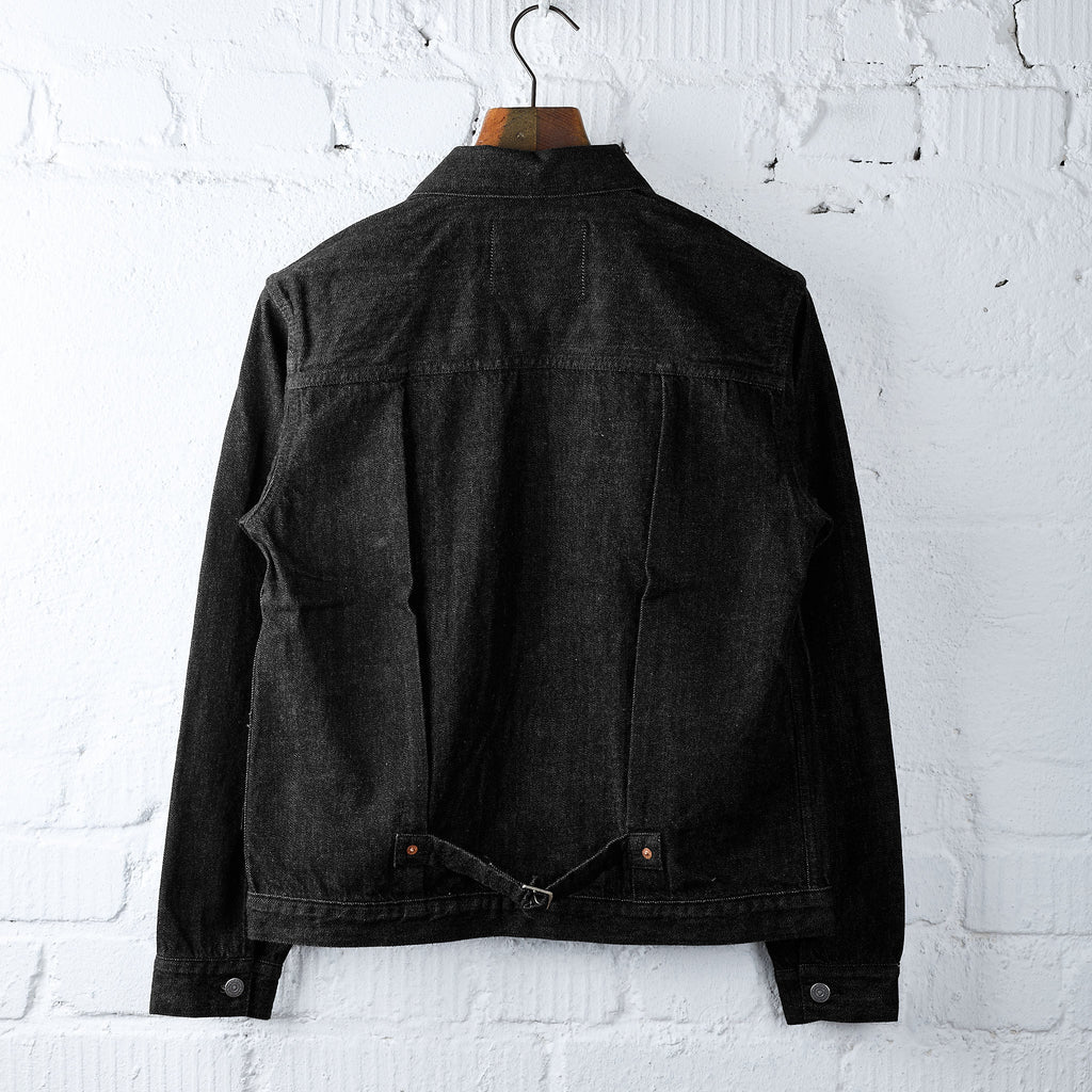 the flat head | fn-oj-db001 12.5oz black denim 40's jacket - Bild 2