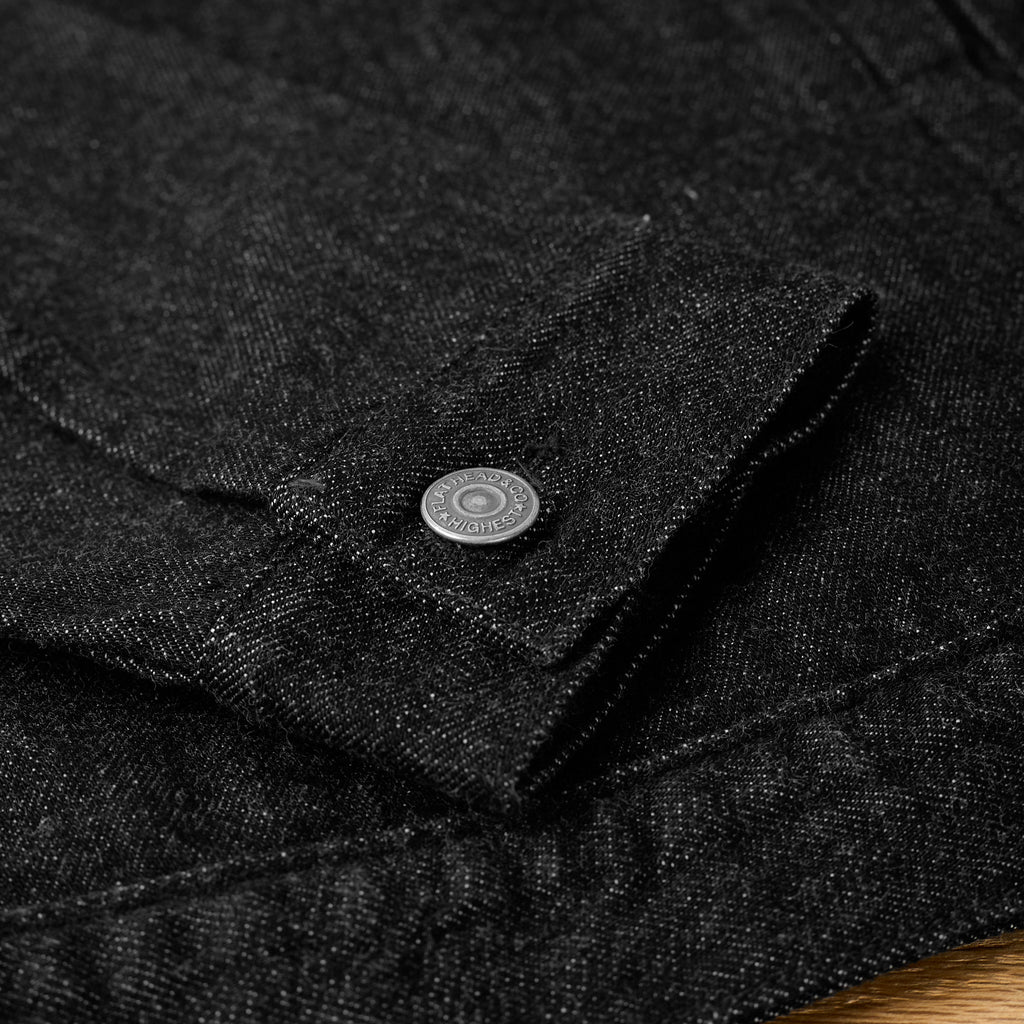 the flat head | fn-oj-db001 12.5oz black denim 40's jacket - Bild 5