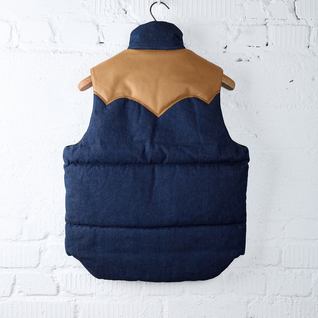 the flat head | fn-oj-dpv001 12.5oz denim puff vest - Bild 3