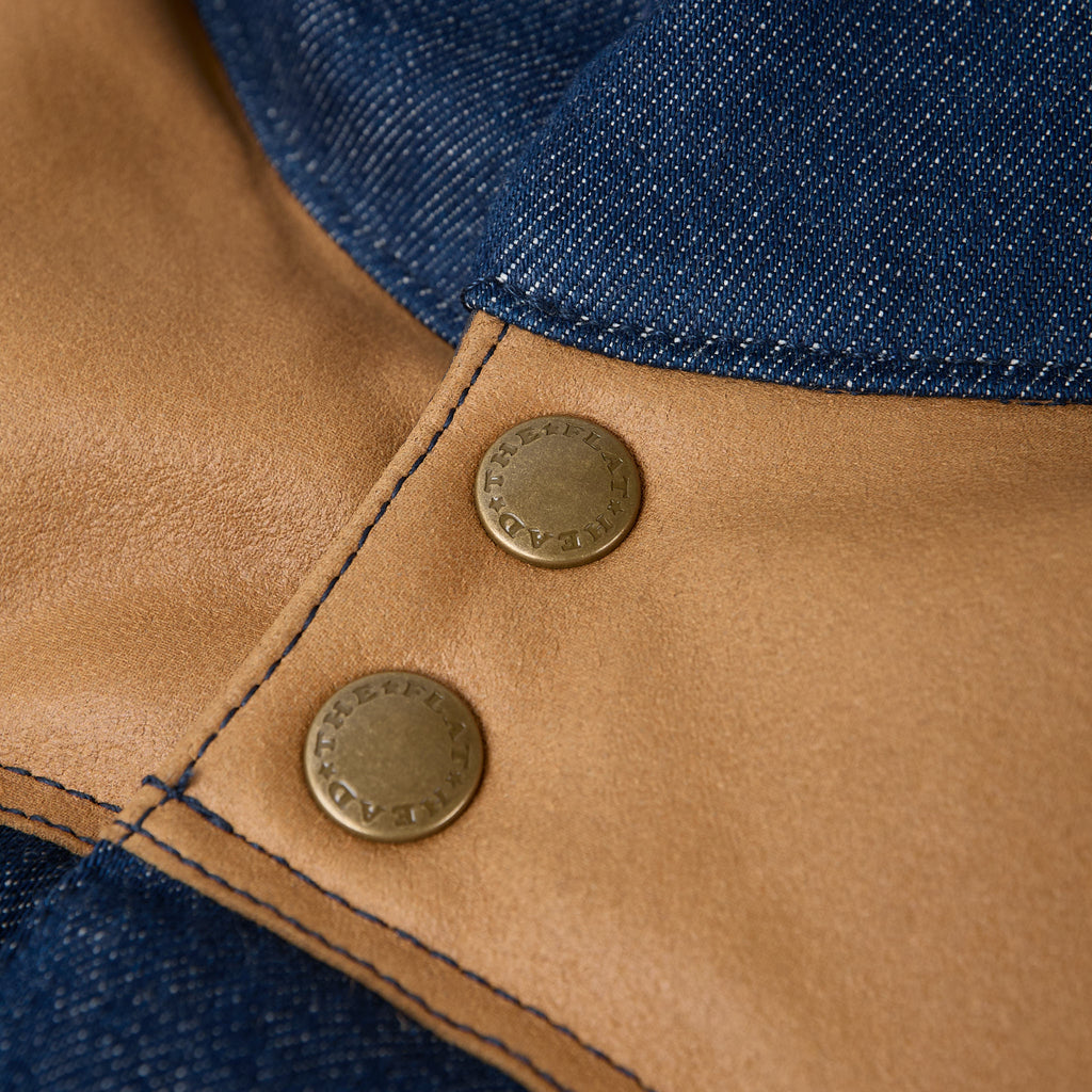 the flat head | fn-oj-dpv001 12.5oz denim puff vest - Bild 4