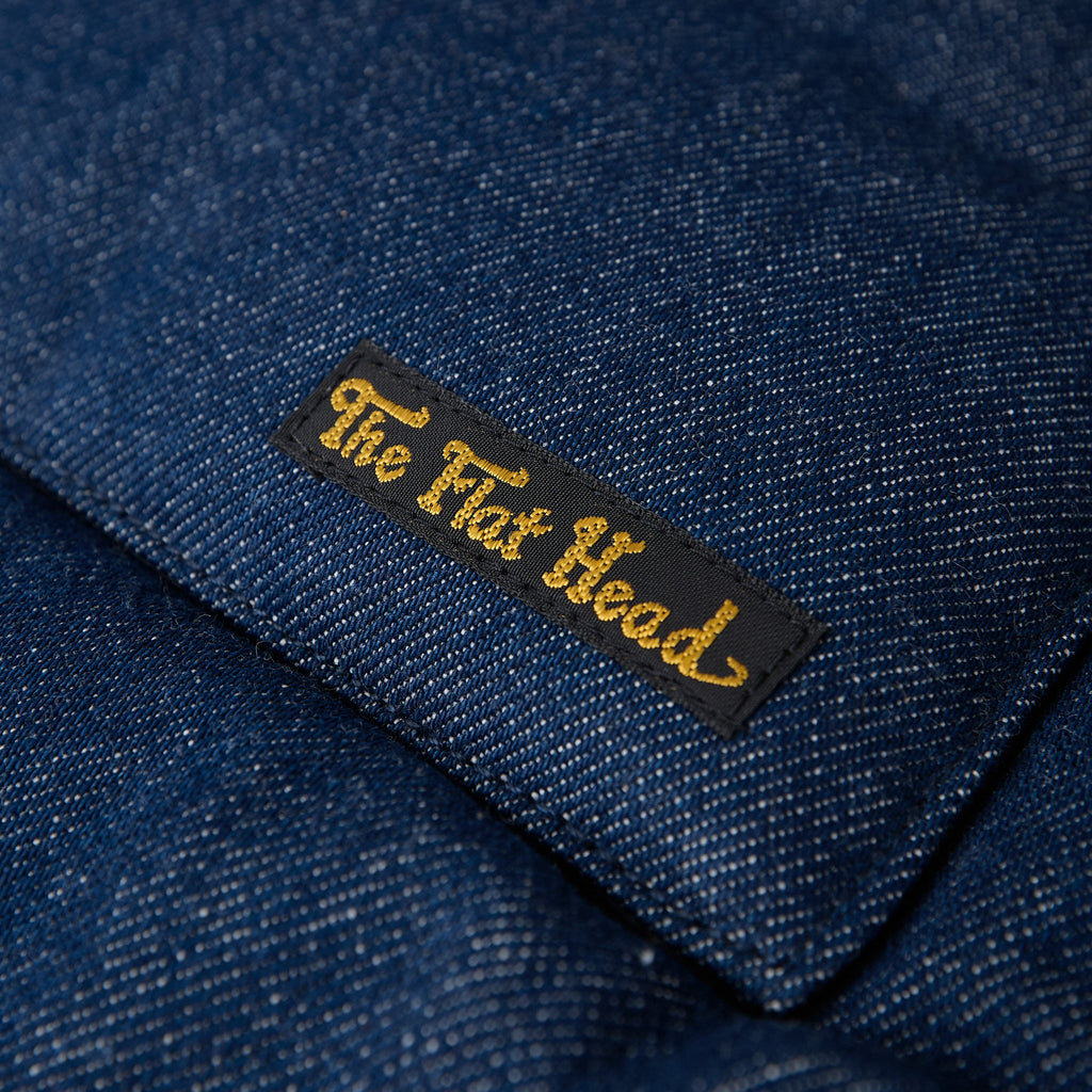 the flat head | fn-oj-dpv001 12.5oz denim puff vest - Bild 7