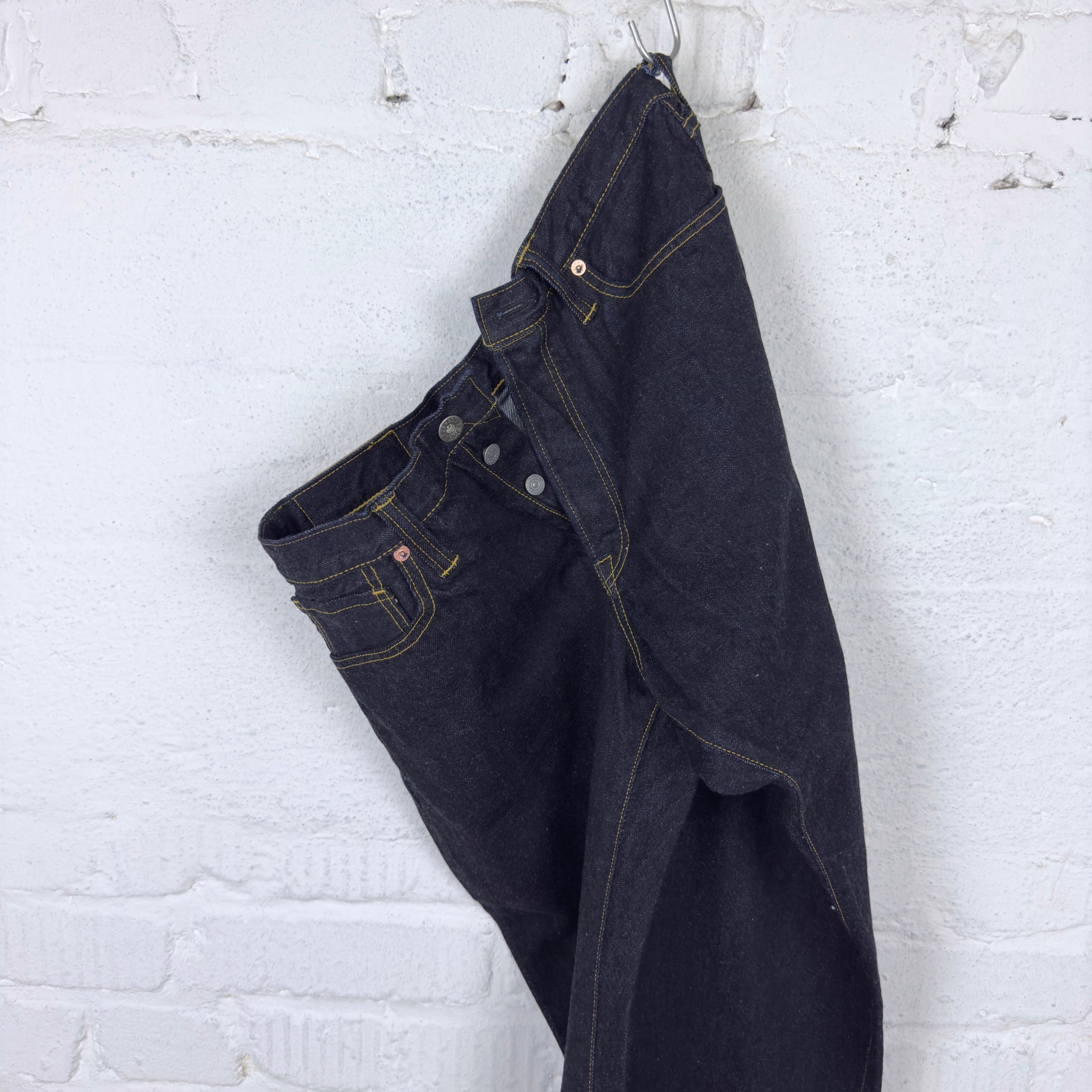 SOFTHYPHEN TAPERED FIT JEANS 新品未使用　タグ付き the flat head | fn-s2003 12oz wide tapered jean – stuf|f-official