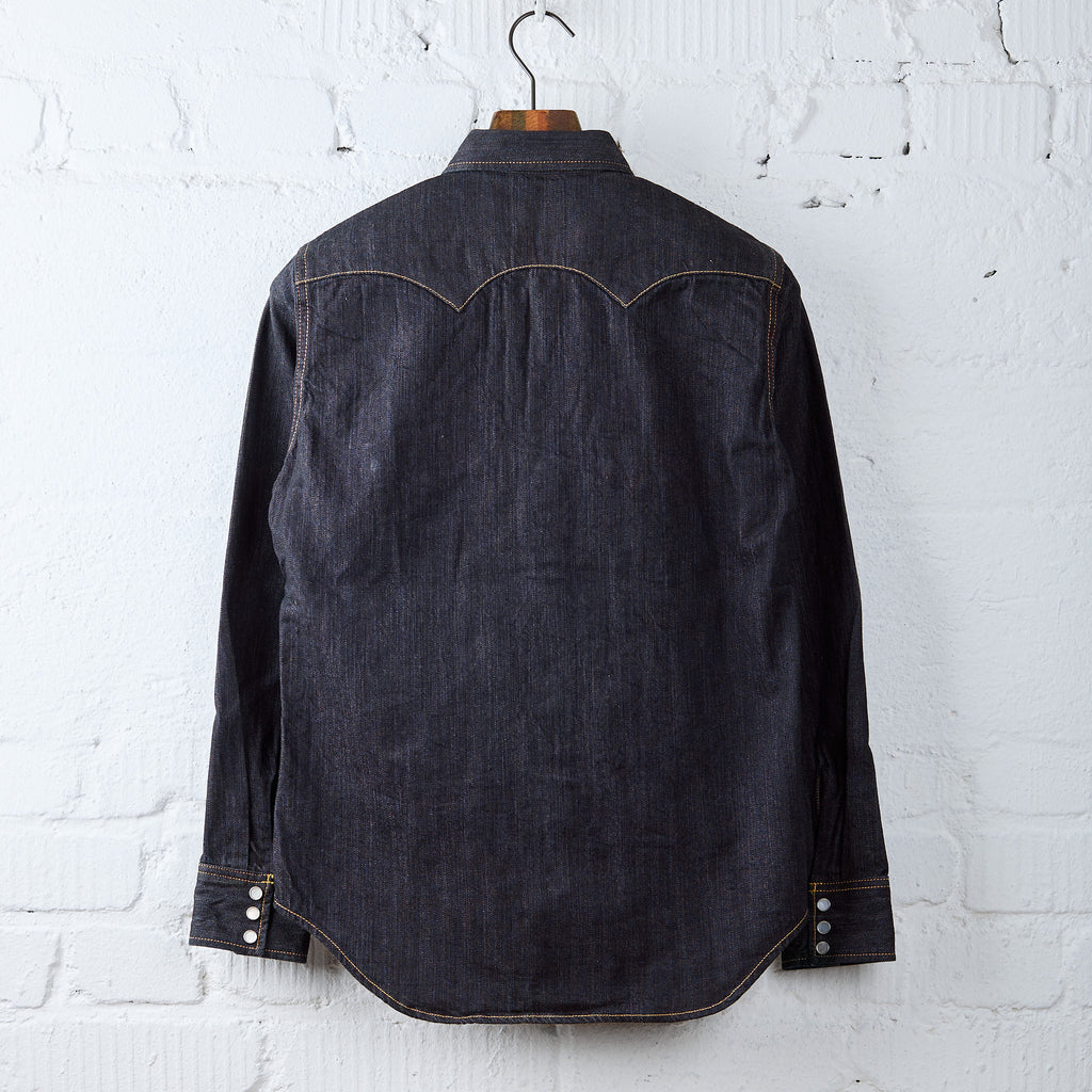 the flat head | fn-sdw-002l 10oz denim western shirt - Bild 3