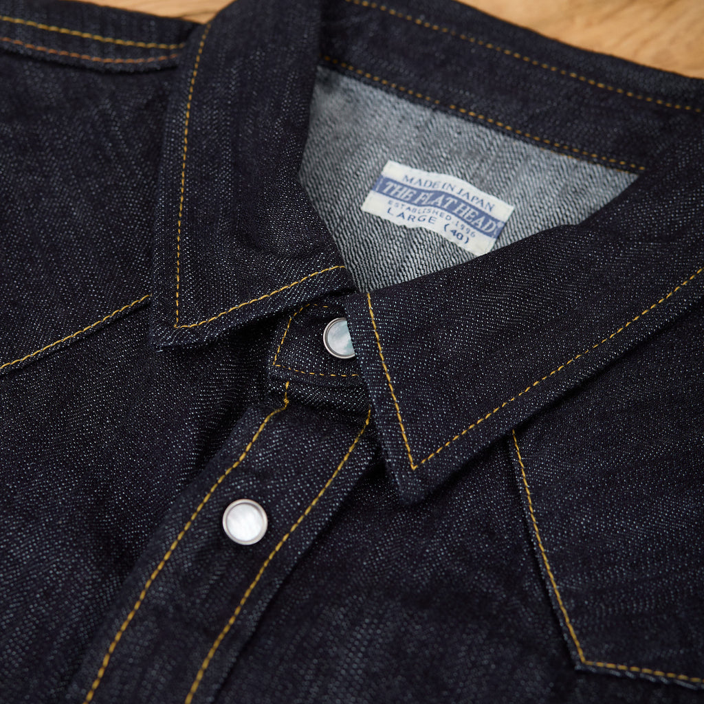 the flat head | fn-sdw-002l 10oz denim western shirt - Bild 4