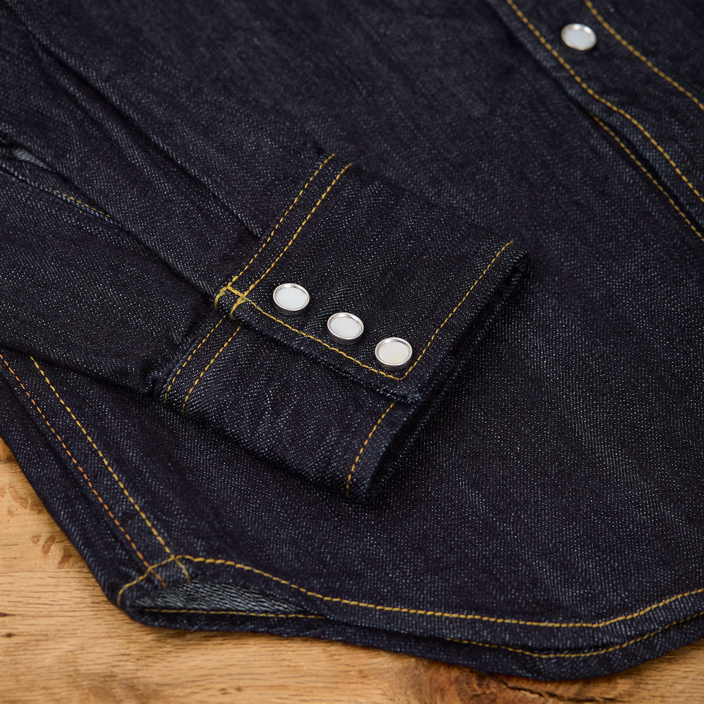 the flat head | fn-sdw-002l 10oz denim western shirt - Bild 5