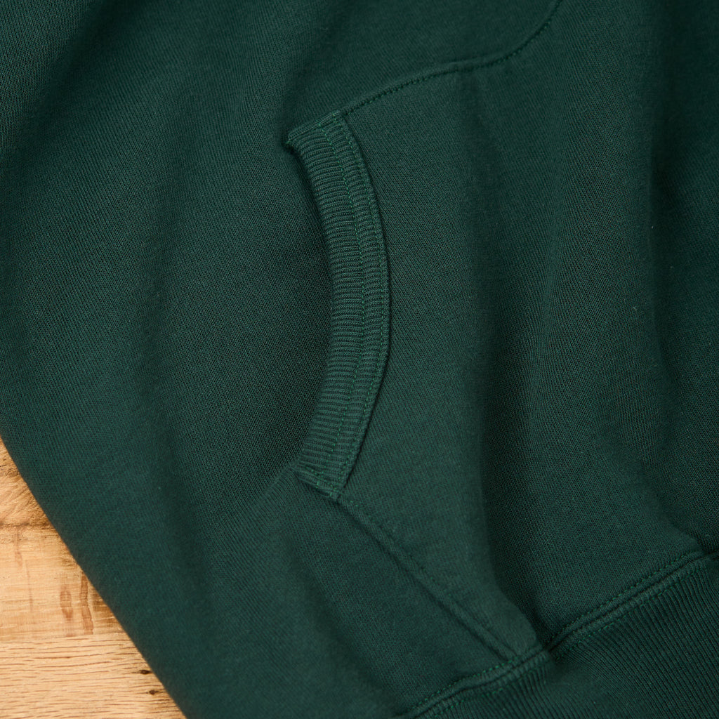 the flat head | fn-swp-301 - hooded sweatshirt - green - Bild 5