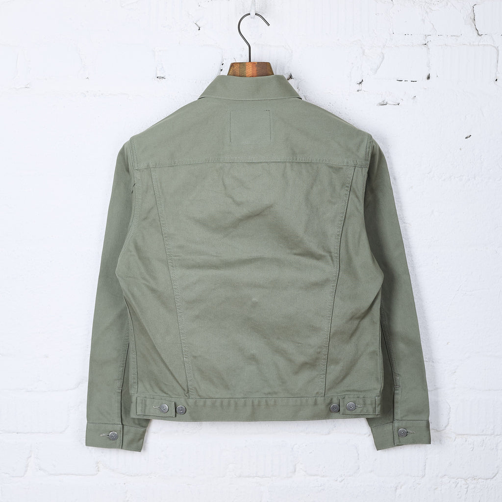the flat head | piqué-jacke fn-oj-c016 - light olive - Bild 2