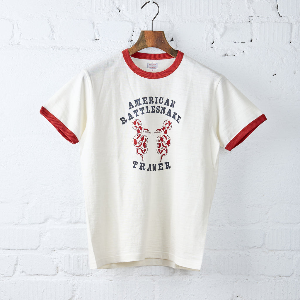the real mccoy's | athletic t-shirt / rattle snake trainer