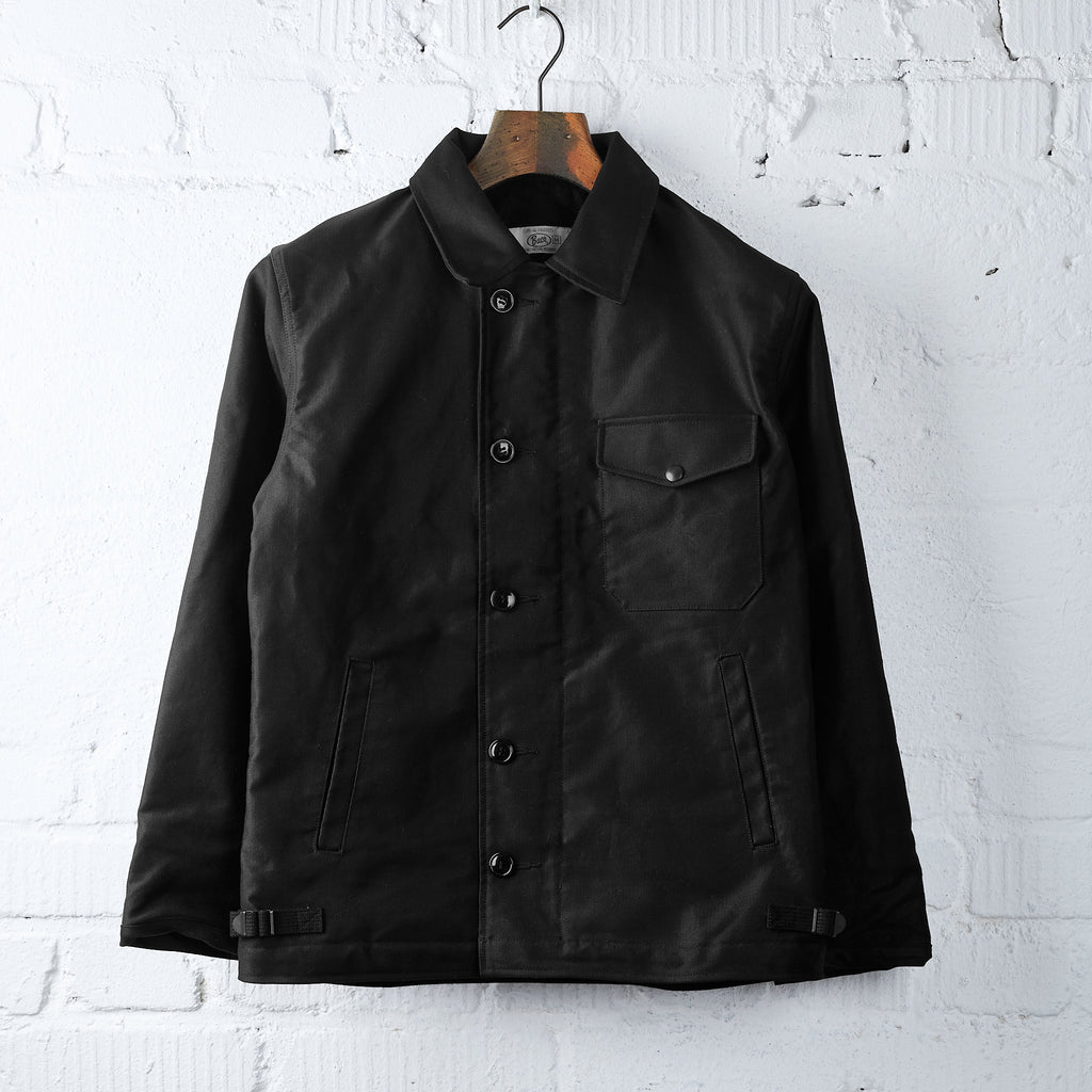 the real mccoy's | buco civilian collared deck jacket black