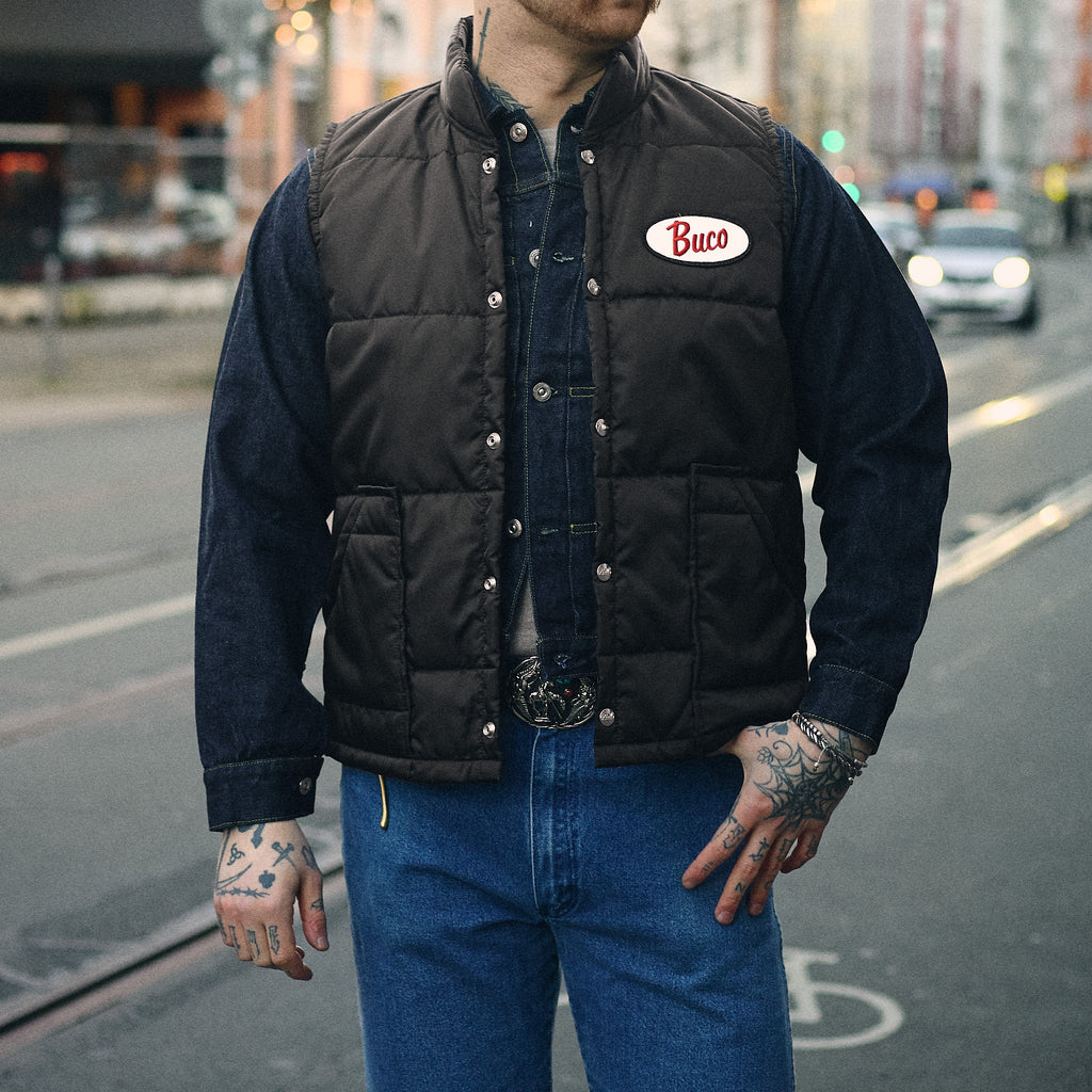 the real mccoy's | buco nylon rider’s vest - black - Bild 3