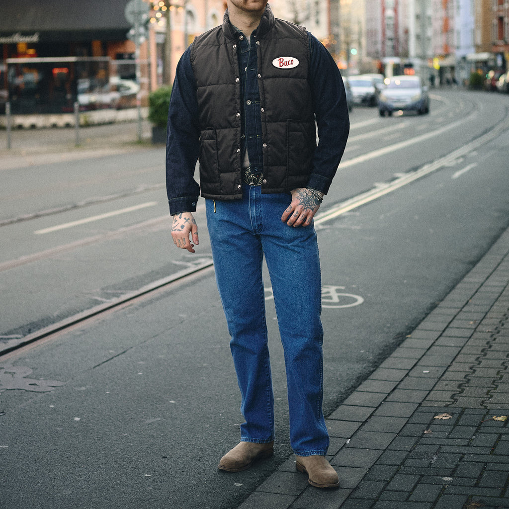 the real mccoy's | buco nylon rider’s vest - black - Bild 2