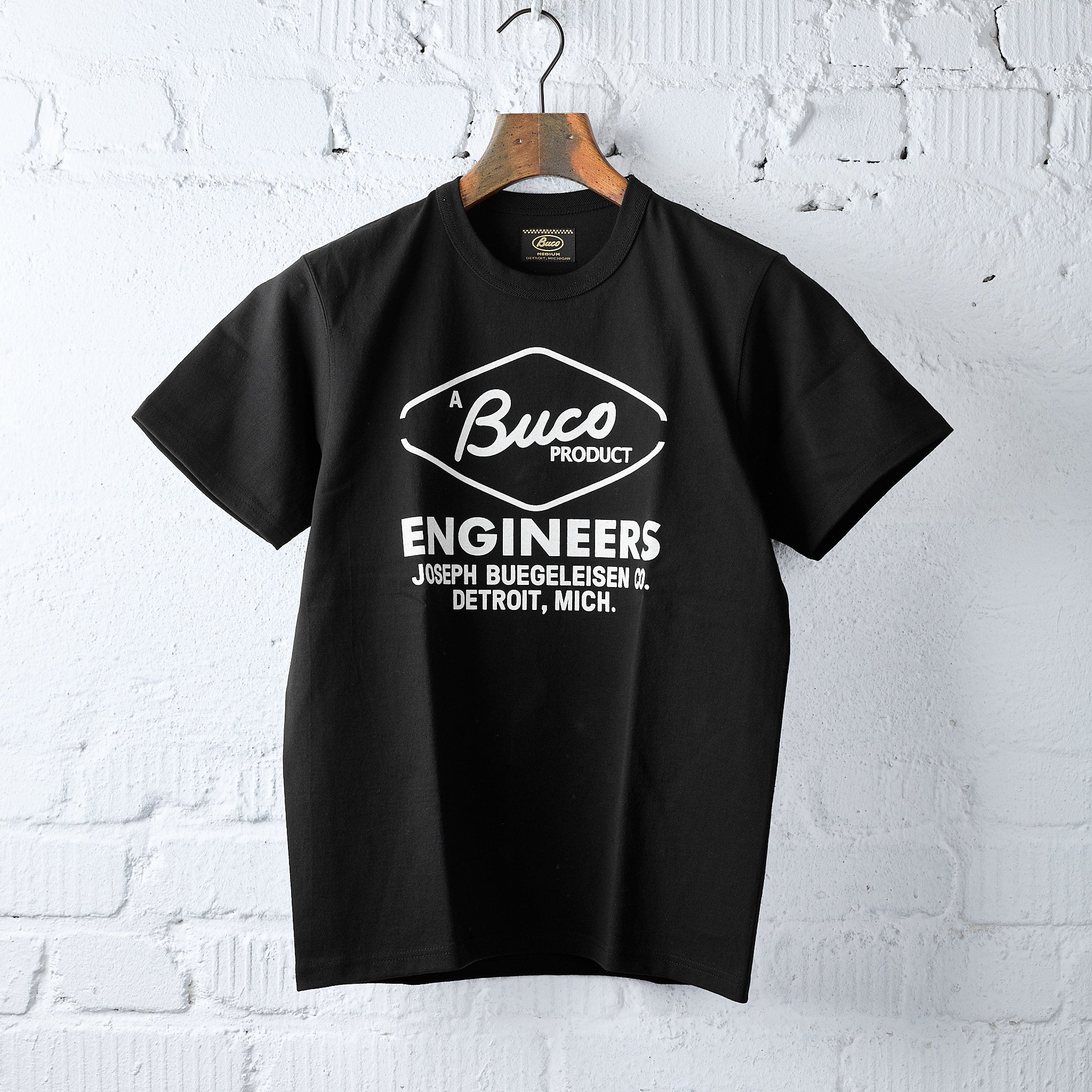 the real mccoy's | buco tee / engineers - black – stuf|f-official