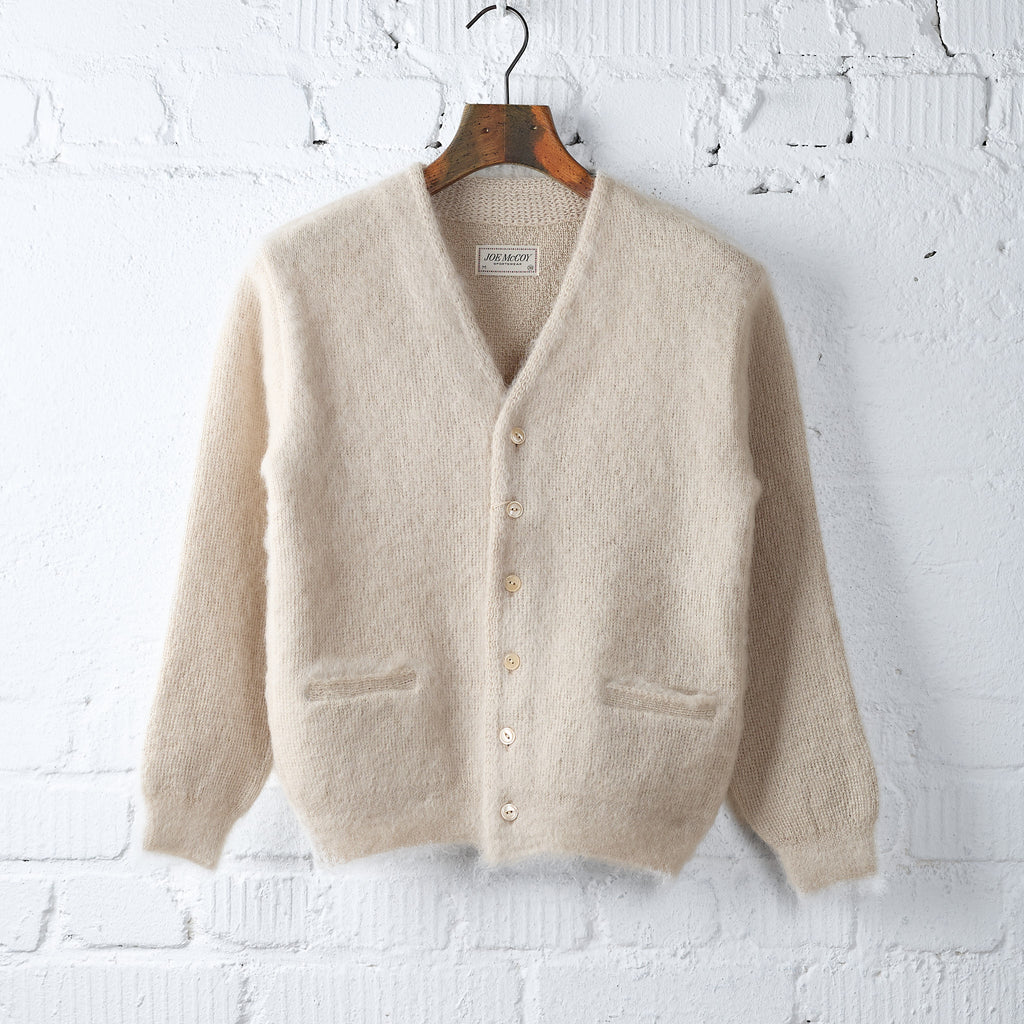 the real mccoy's | jm mohair cardigan beige