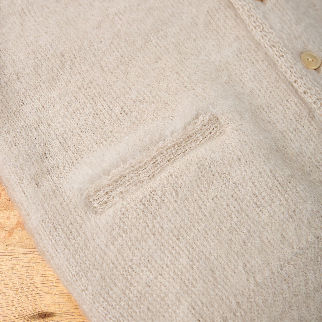 the real mccoy's | jm mohair cardigan beige - Bild 4