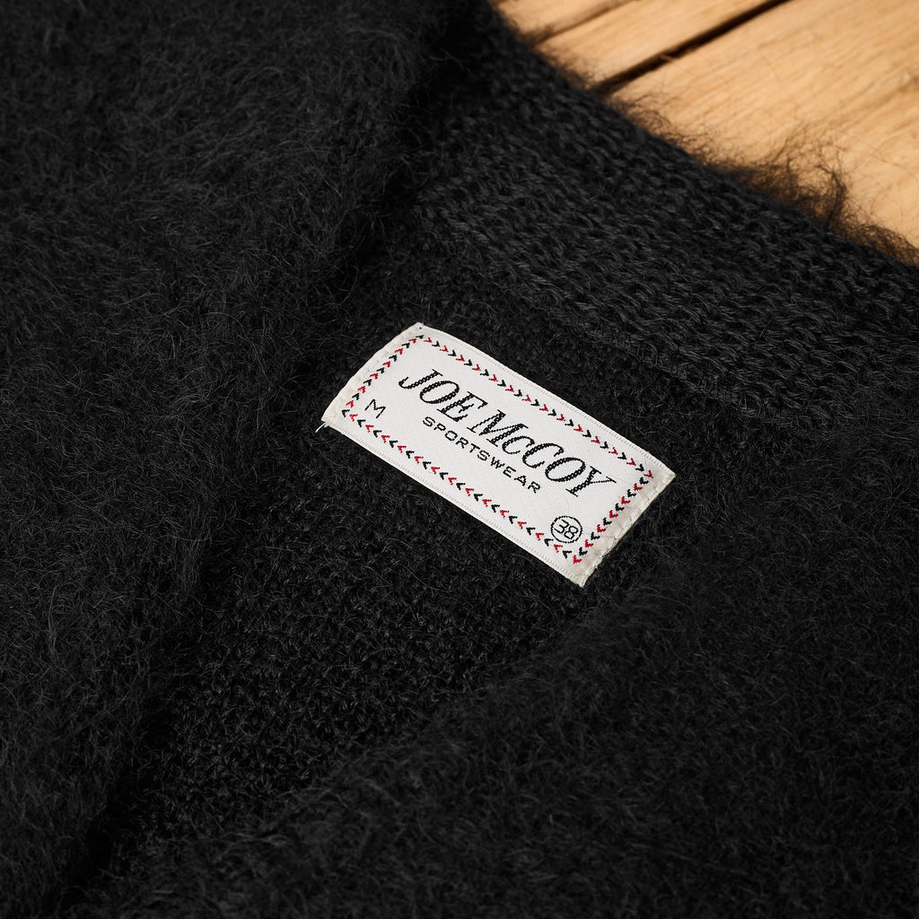 the real mccoy's | jm mohair cardigan black - Bild 3