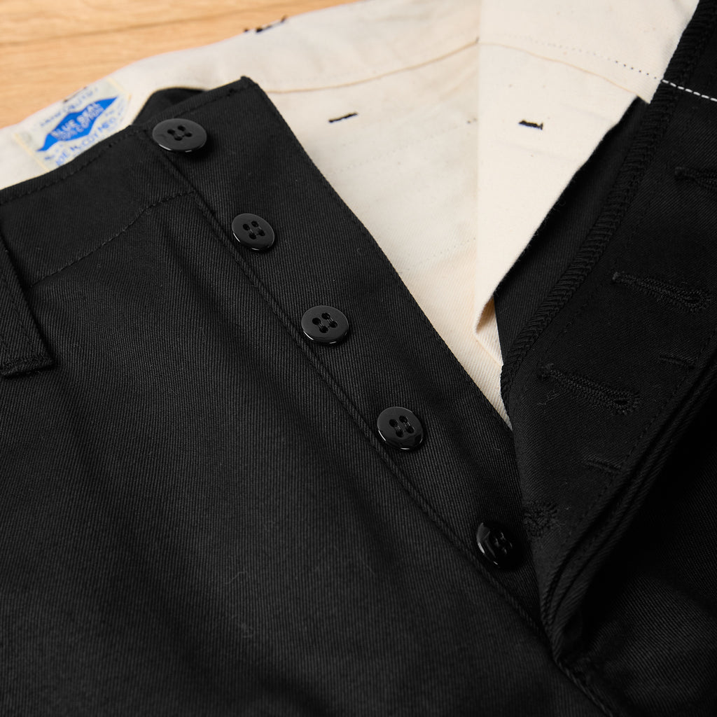 the real mccoy's | joe mccoy blue seal chino trousers - black - Bild 3