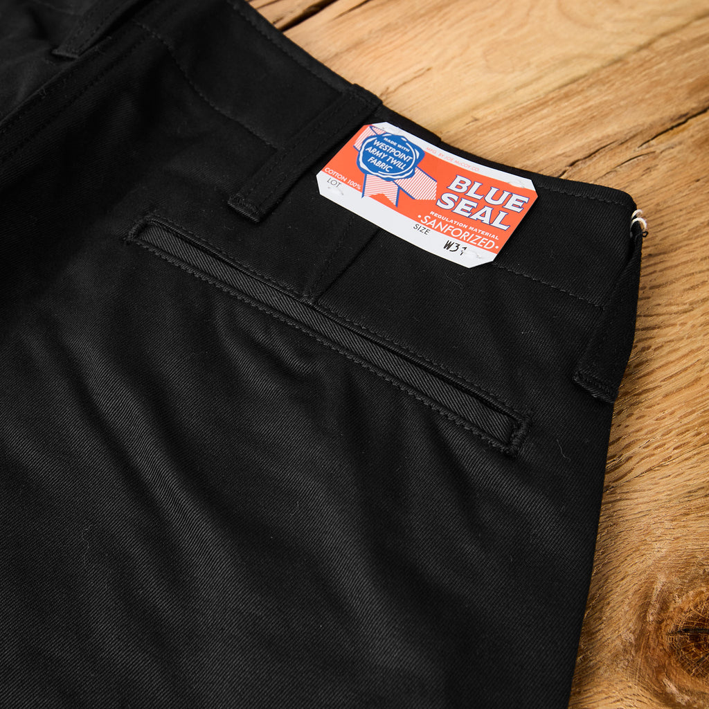 the real mccoy's | joe mccoy blue seal chino trousers - black - Bild 5