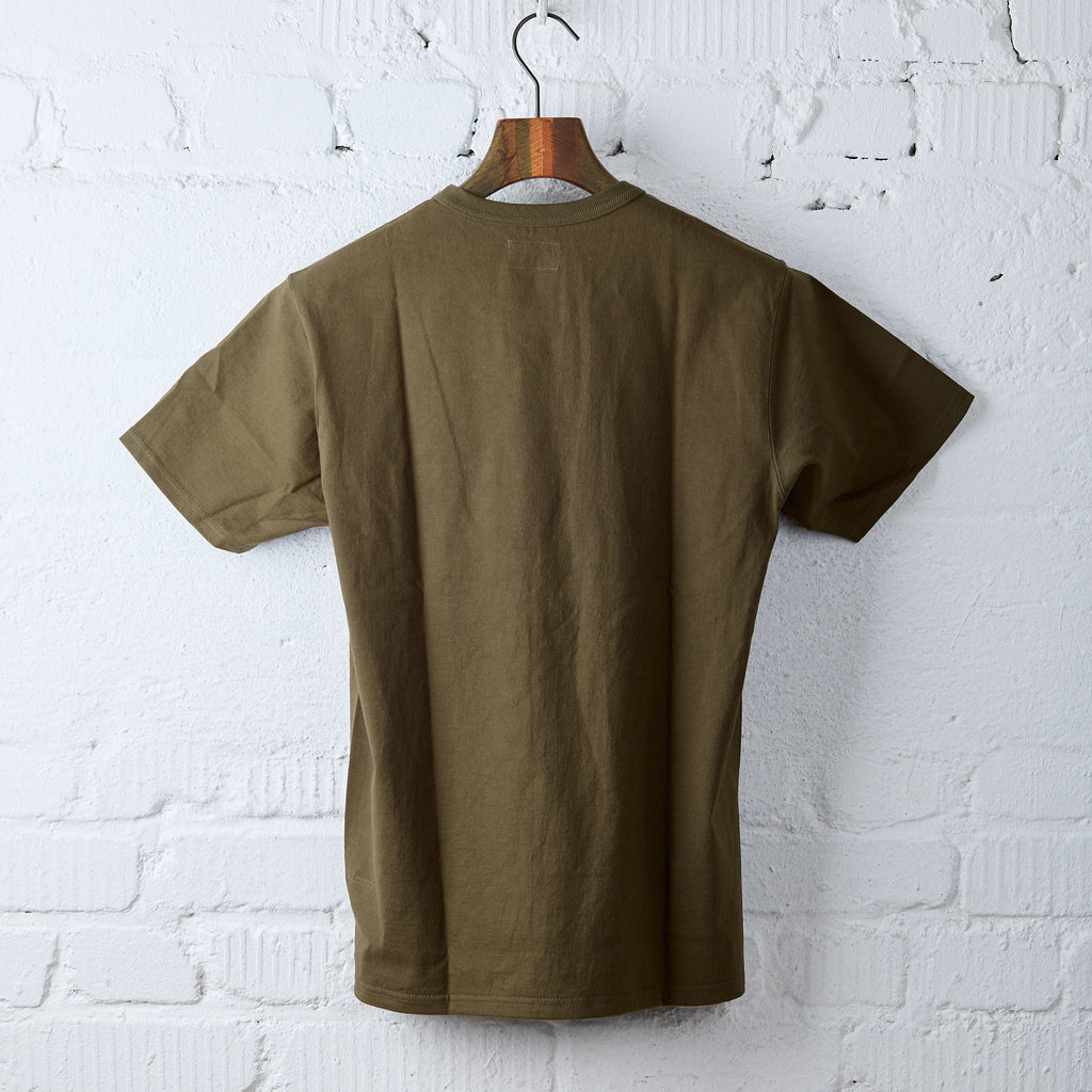 the real mccoy's | joe mccoy pocket tee olive - Bild 2
