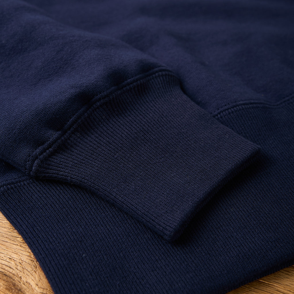 the real mccoy's | loopwheel crewneck sweatshirt - navy - Bild 4