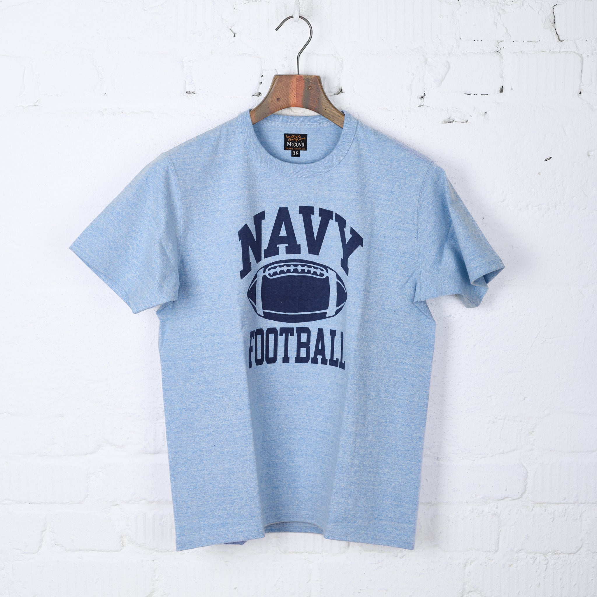 the real mccoy's | military tee - navy football blue – stuf|f-official