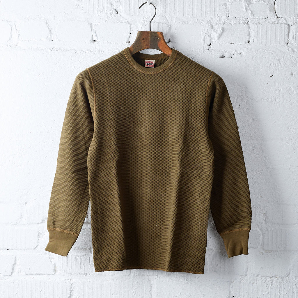 the real mccoy's | u.s. army military thermal shirt olive
