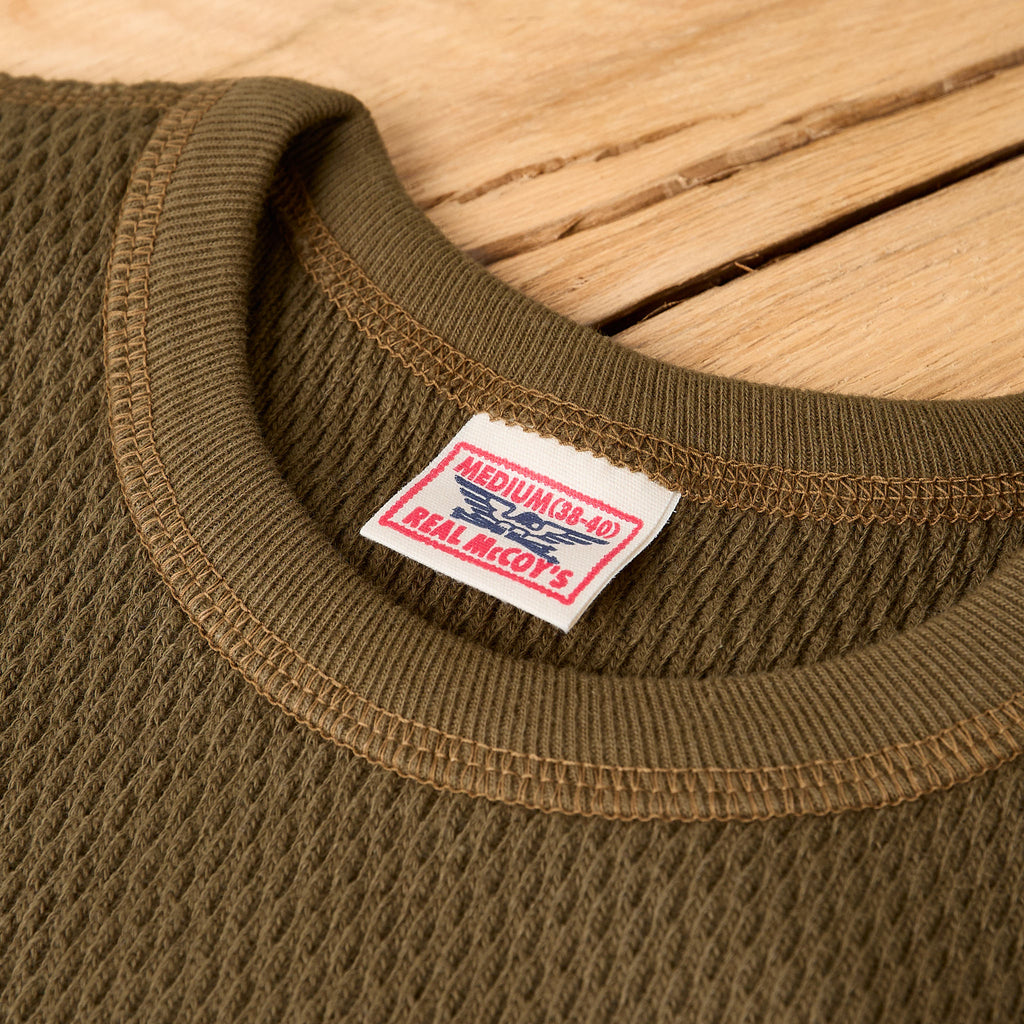 the real mccoy's | u.s. army military thermal shirt olive - Bild 3