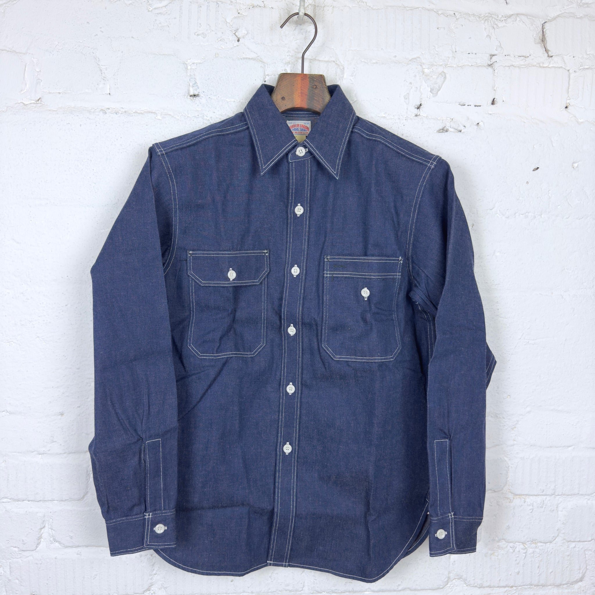 the real mccoy's | 8hu denim serviceman shirt – stuf|f-official