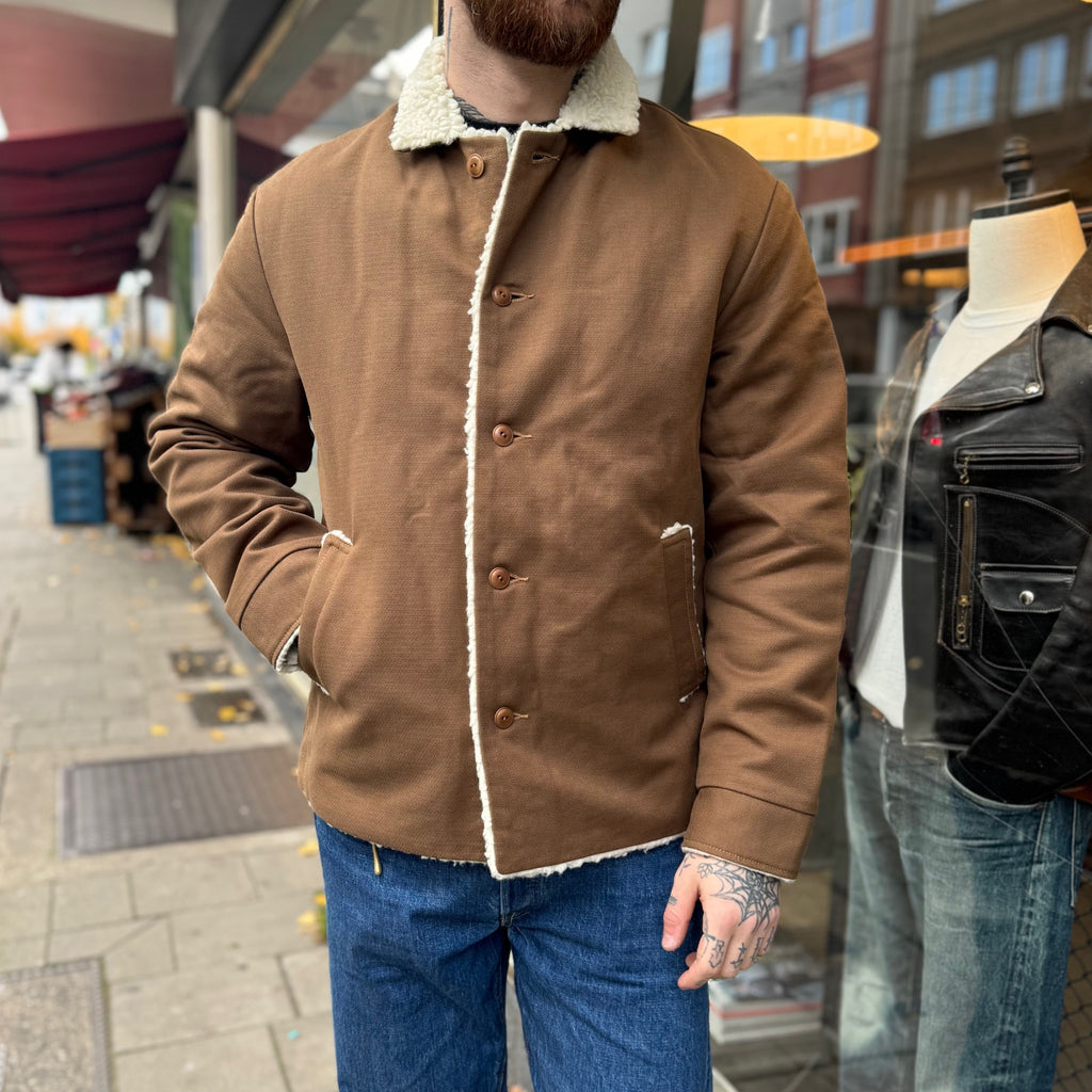 the real mccoy's | joe mccoy moleskin ranch coat - brown - Bild 2