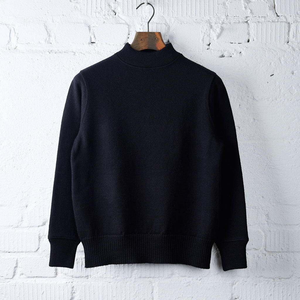 the real mccoy's | mc25108 u.s.n. blue wool jersey - navy