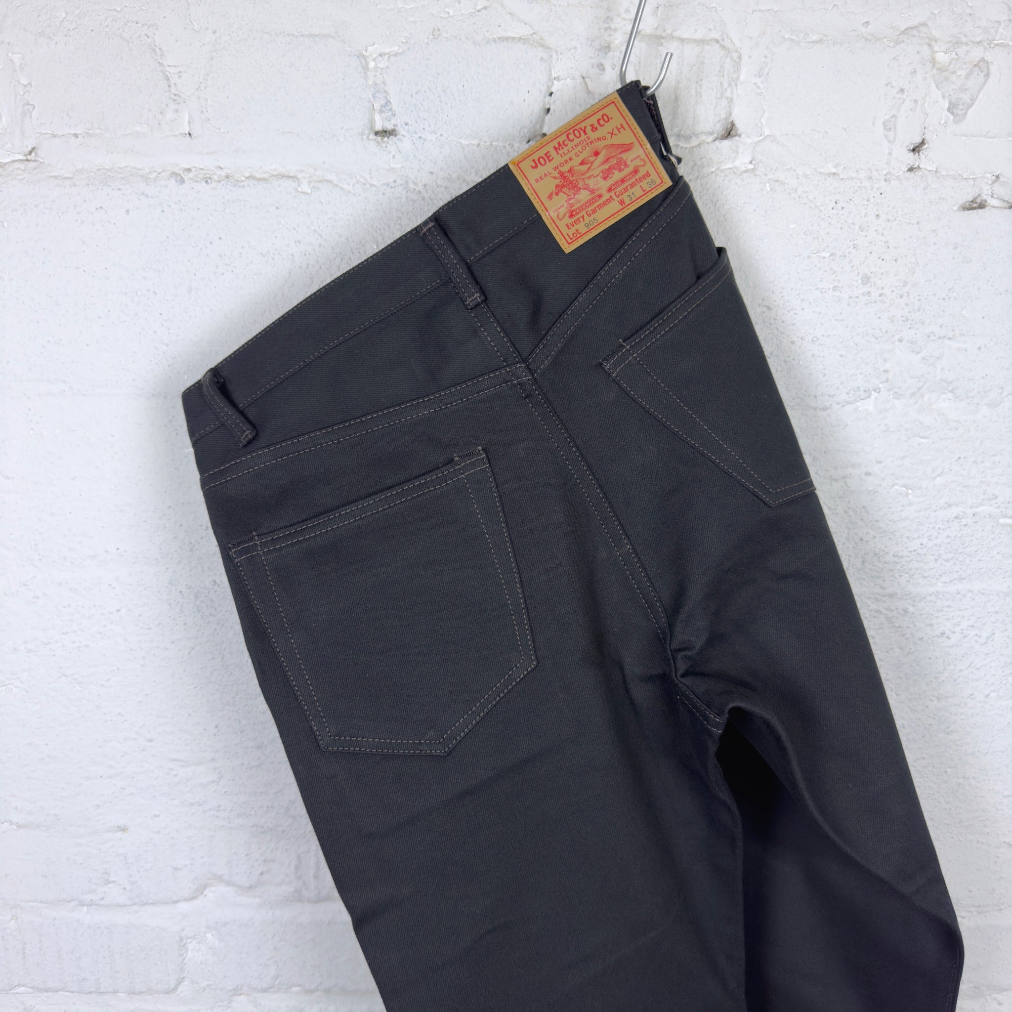 the real mccoy's | joe mccoy lot.905 / black denim – stuf|f the real mccoy's | joe mccoy lot.905 / black denim – stuf|f
