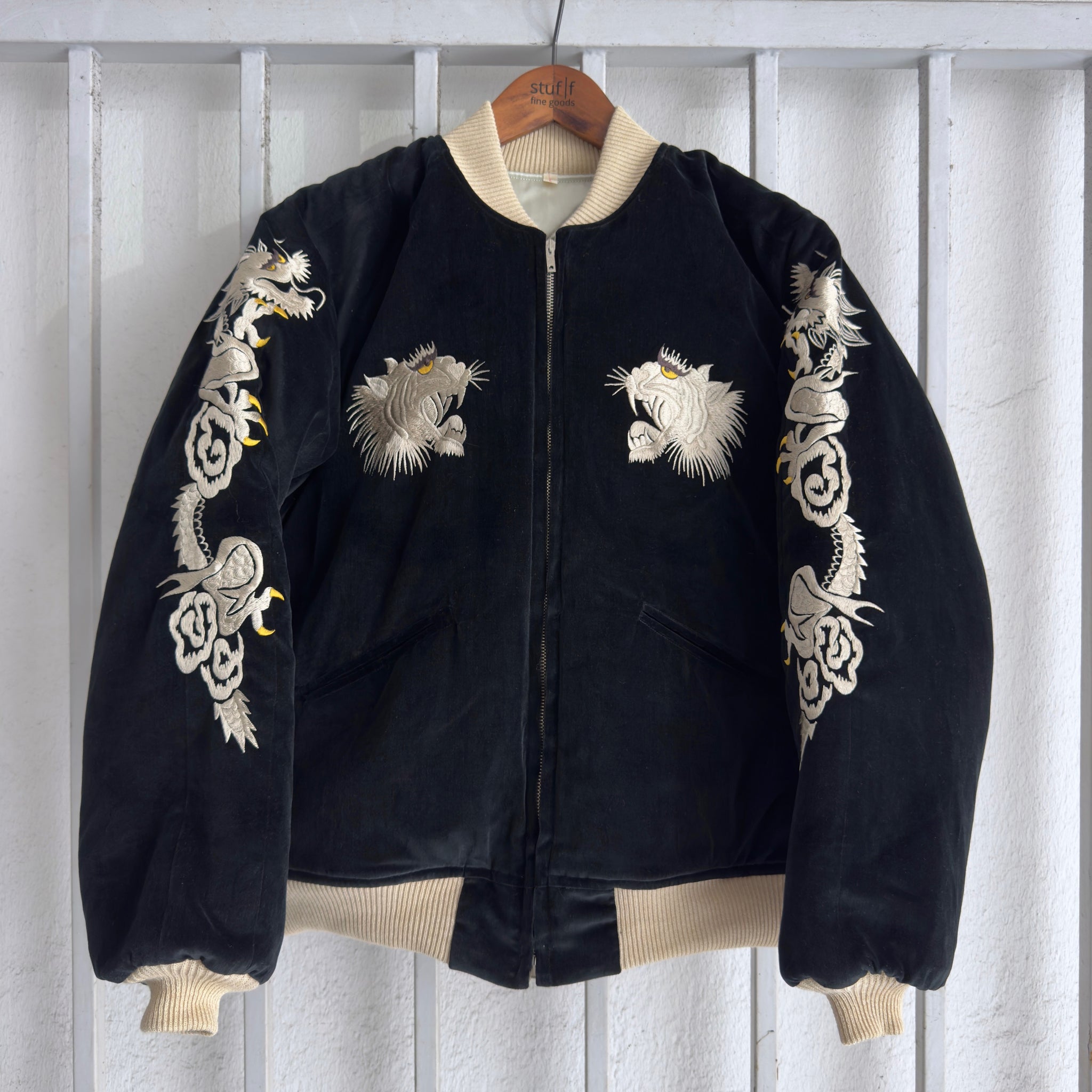 the real mccoy's | souvenir suka jacket / tiger and eagle – stuf|f