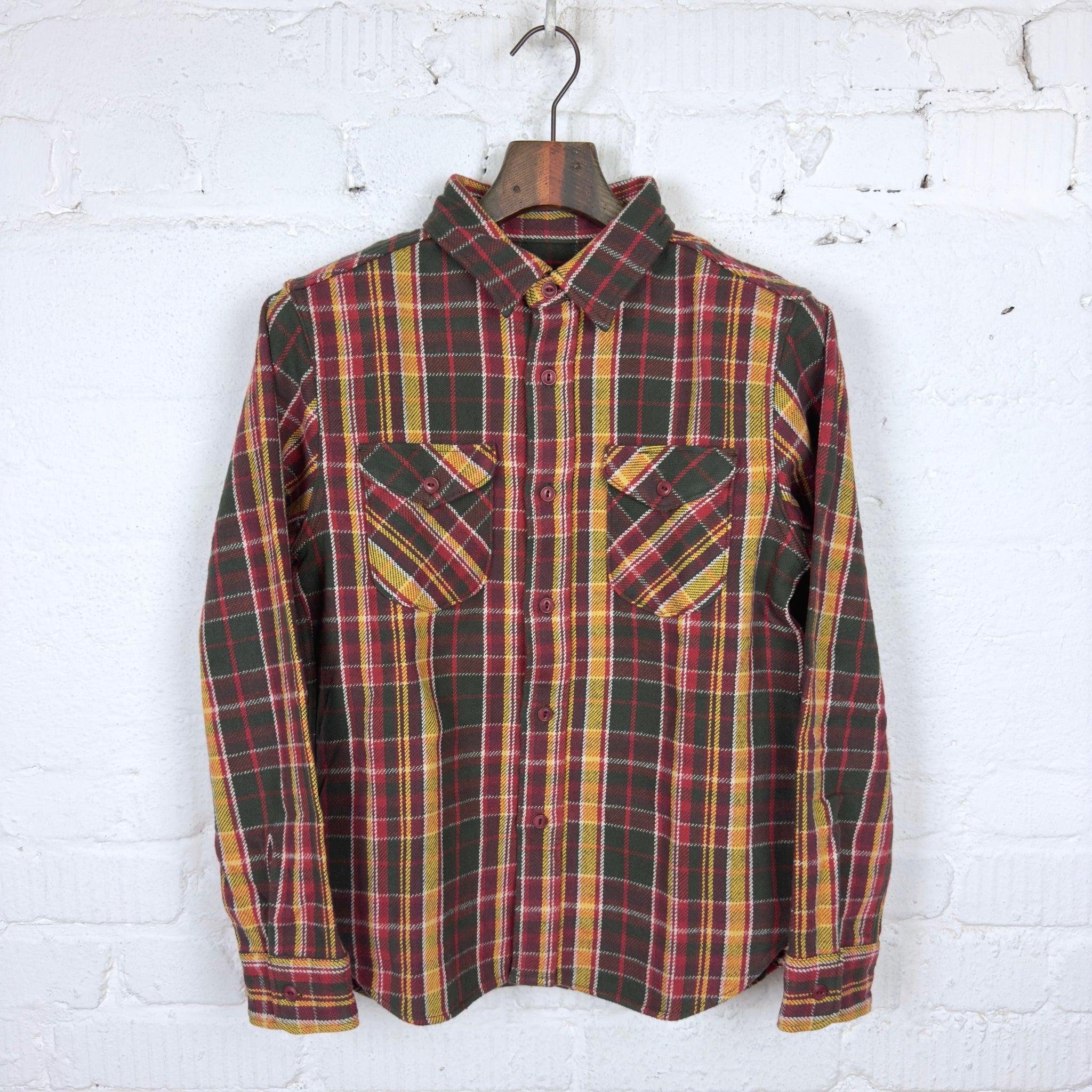 ues | heavy flannel shirt red – stuf|f-official ues | heavy flannel shirt red – stuf|f-official