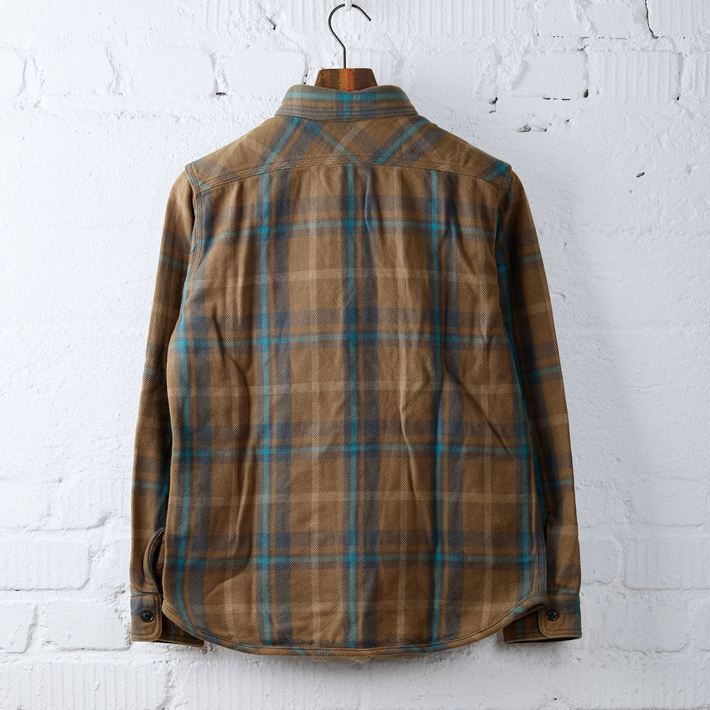 ues | 502551 extra heavy flannel shirt beige - Bild 3