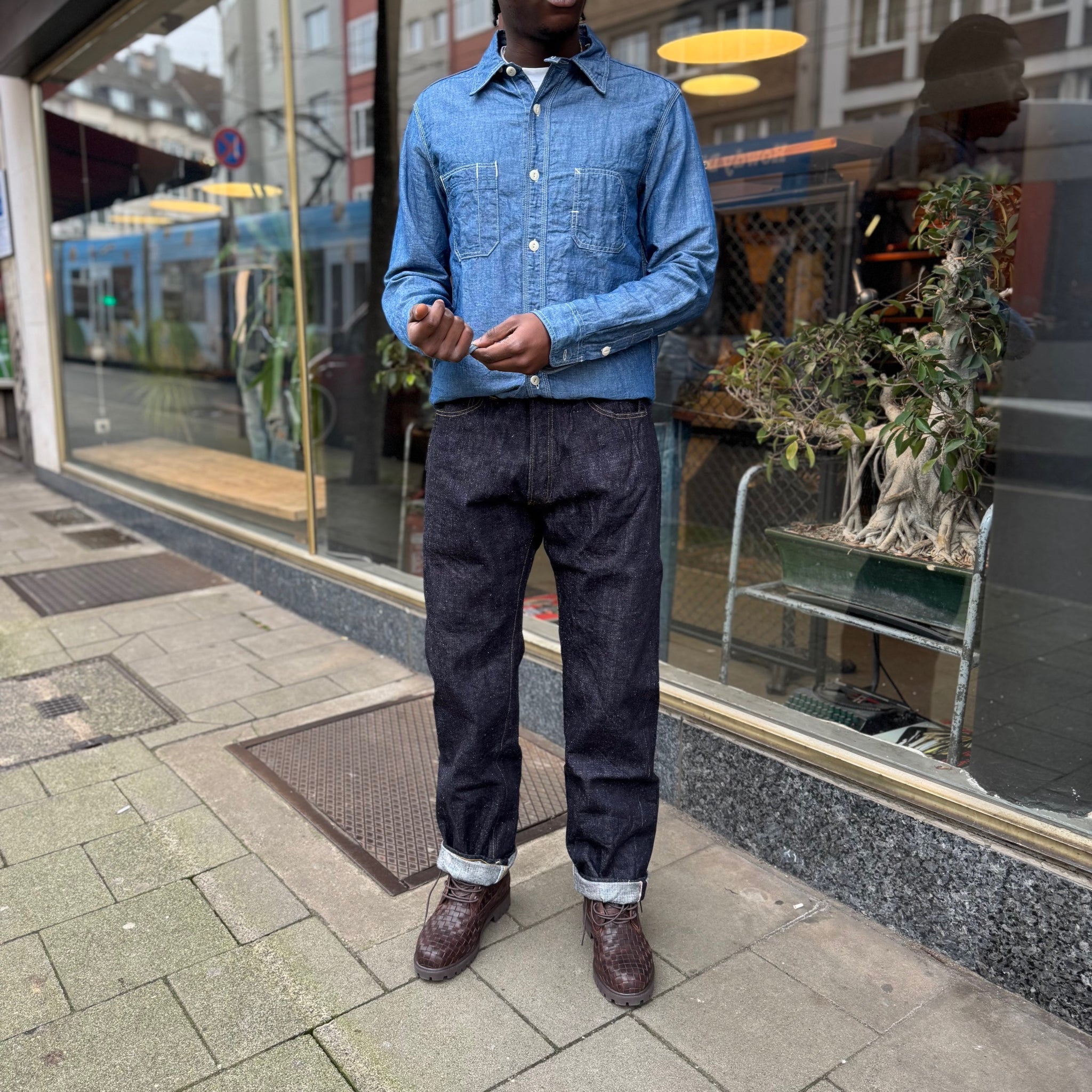 ues | chambray work shirt – stuf|f-official
