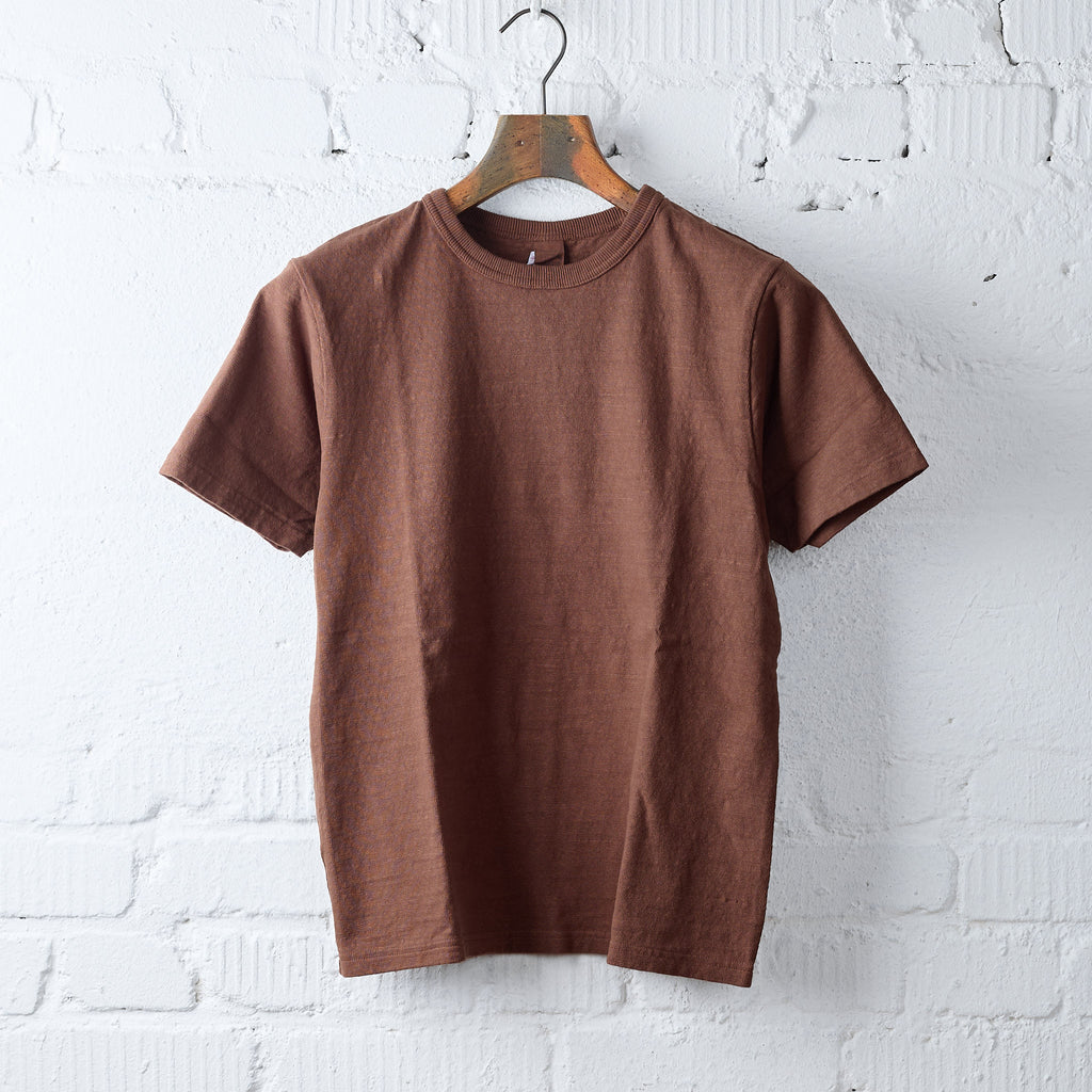 ues | no. 8. slub nep t-shirt - coffee