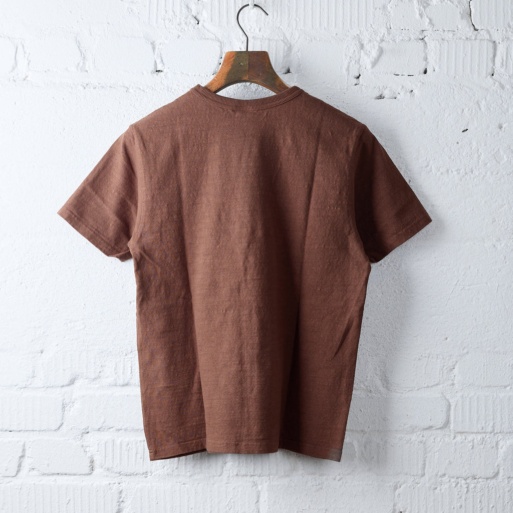 ues | no. 8. slub nep t-shirt - coffee - Bild 2