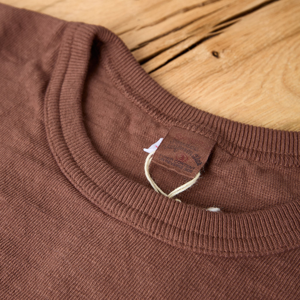 ues | no. 8. slub nep t-shirt - coffee - Bild 3