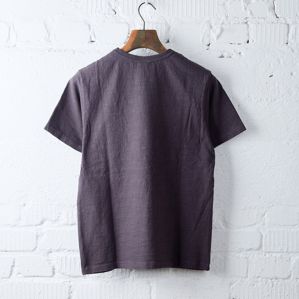 ues | no. 8. slub nep t-shirt - purple navy - Bild 2