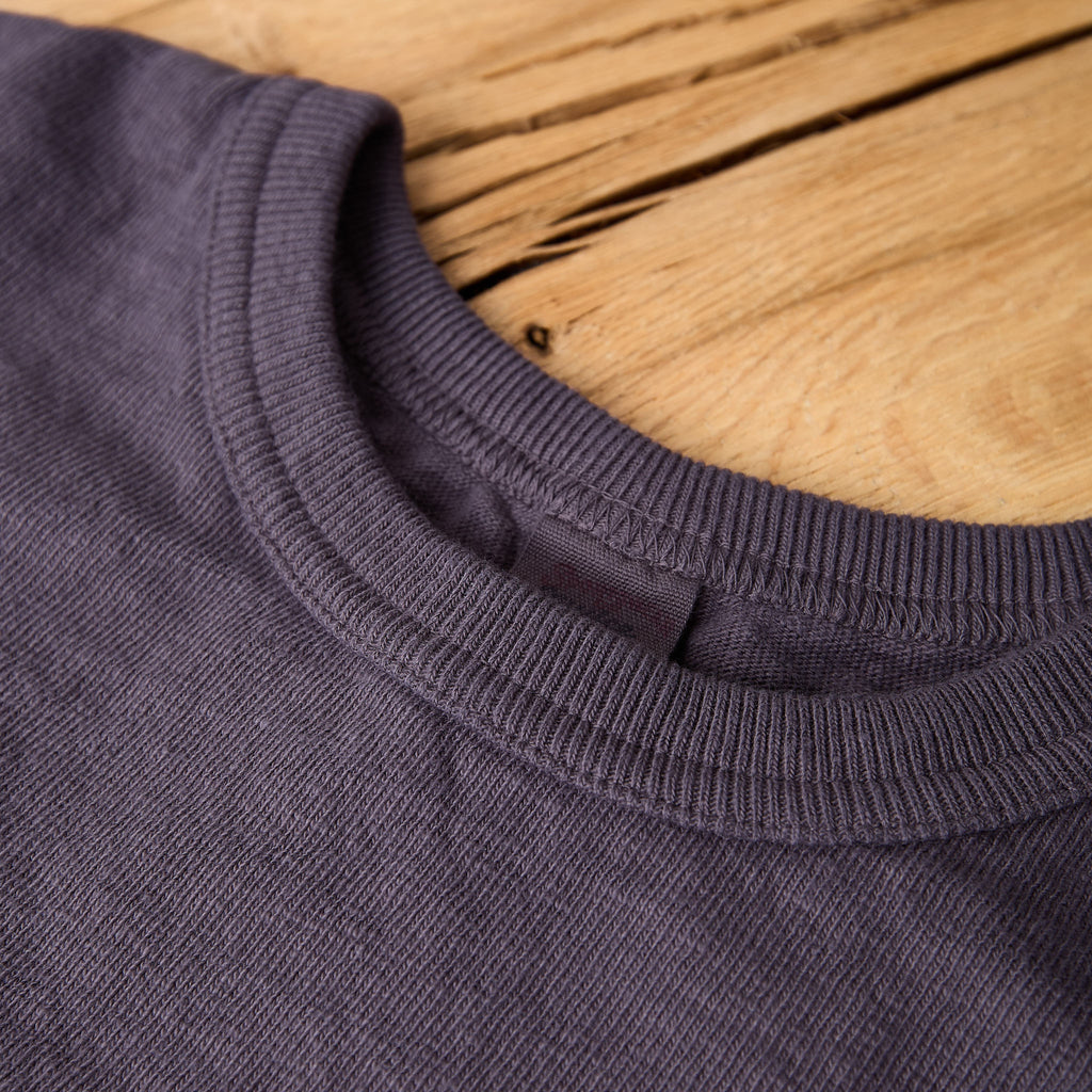 ues | no. 8. slub nep t-shirt - purple navy - Bild 3