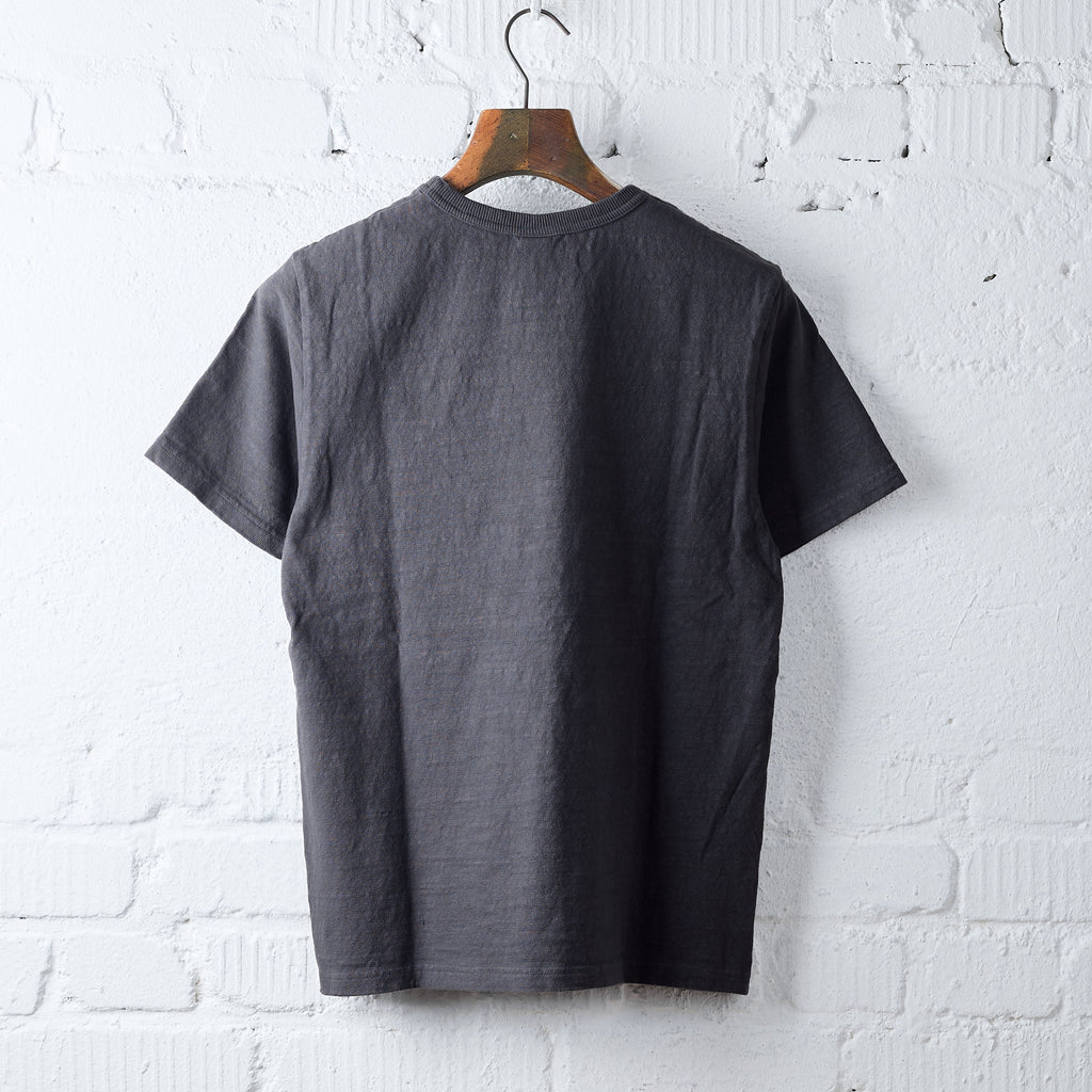 ues | no. 8. slub nep t-shirt - steel gray - Bild 2