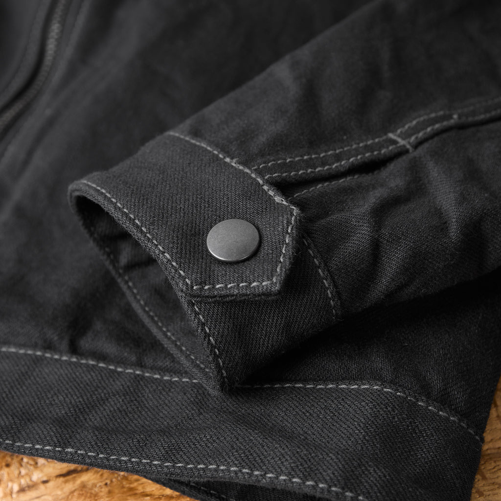 ues | single riders denim jacket - black - Bild 6