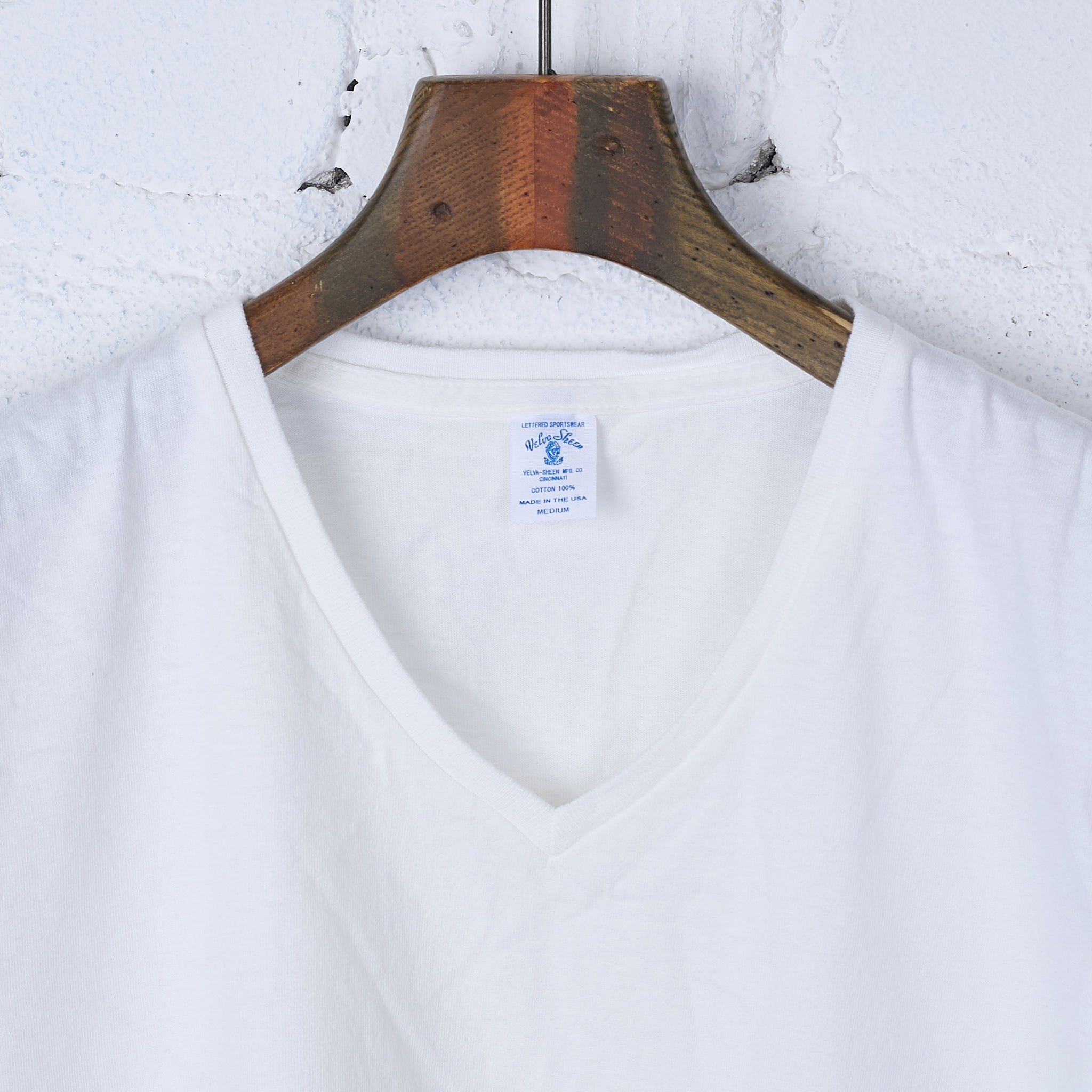 velva sheen 2pack v-neck tee white
