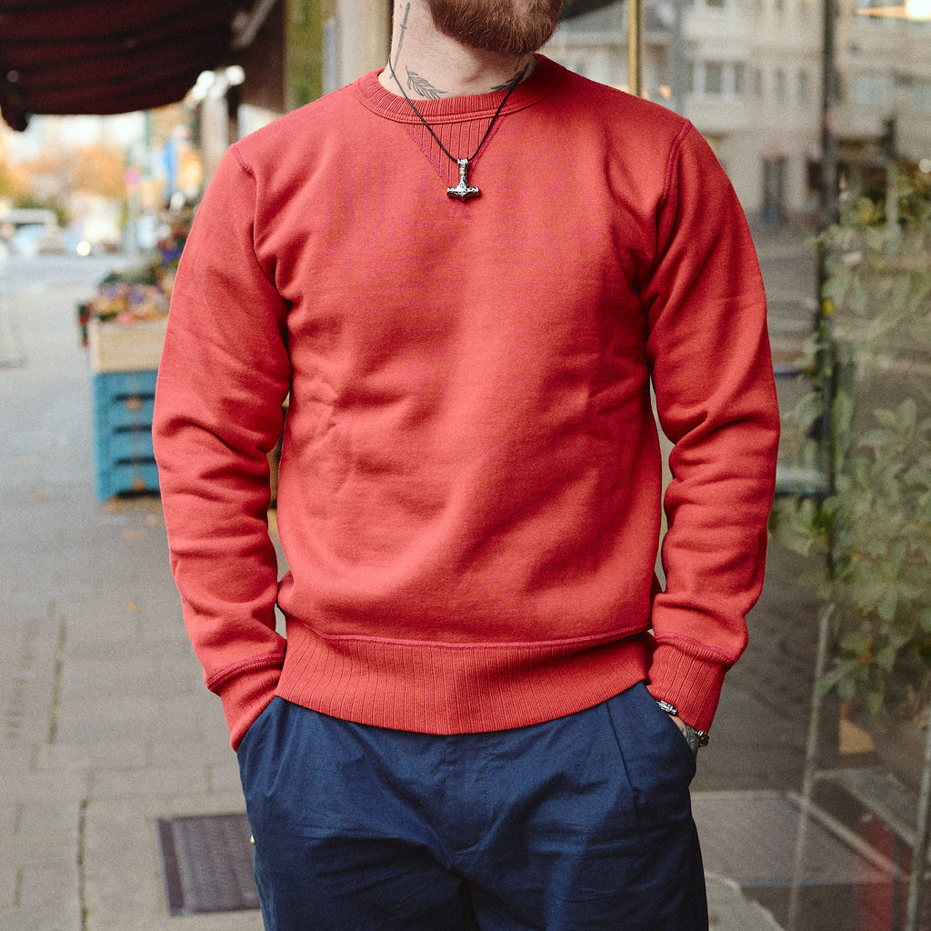 whitesville | wv67728 heavy sweat shirt - red - Bild 2