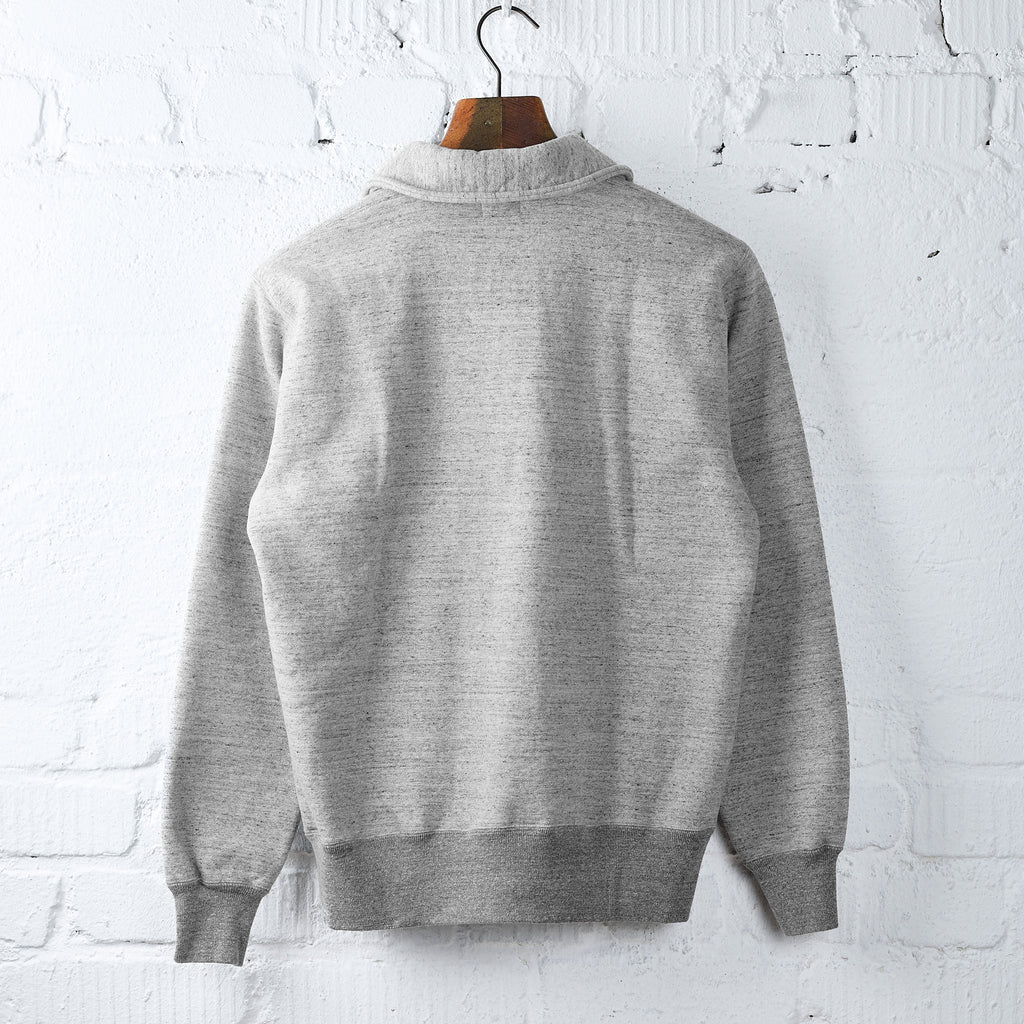 whitesville | wv69617 half zip sweat shirt "monroe" - h.gray - Bild 2