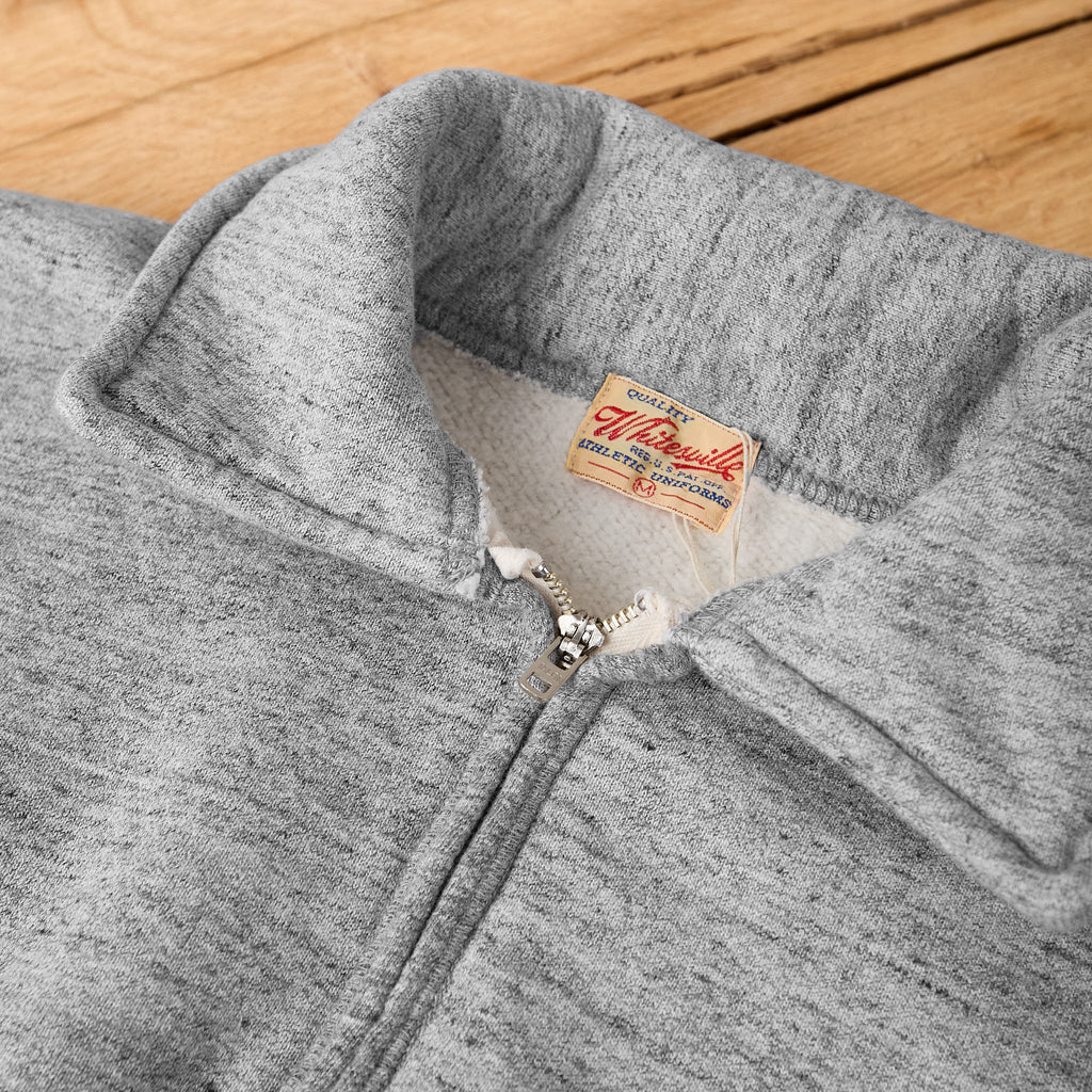 whitesville | wv69617 half zip sweat shirt "monroe" - h.gray - Bild 3