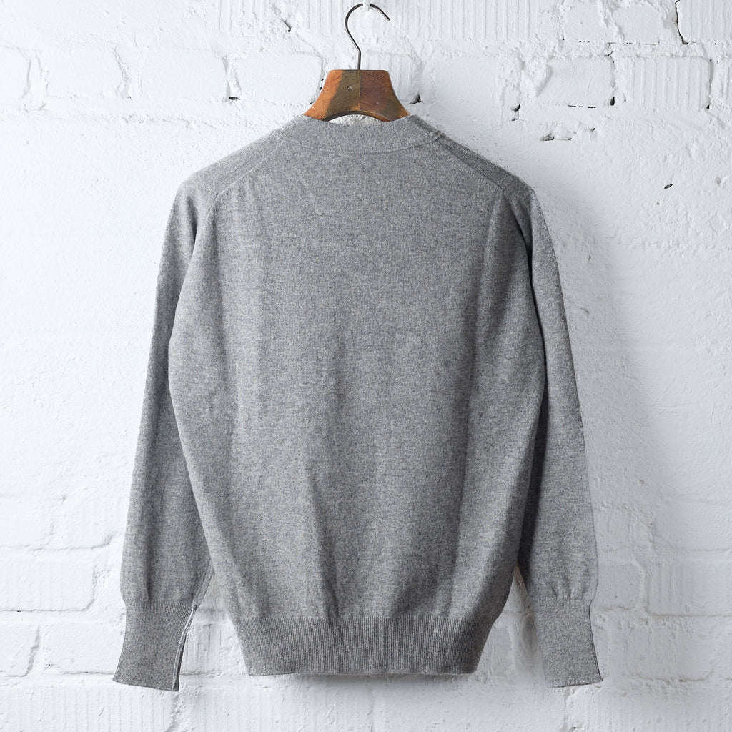 william lockie x stuf|f | gordon super geelong cardigan - grey flannel - Bild 2