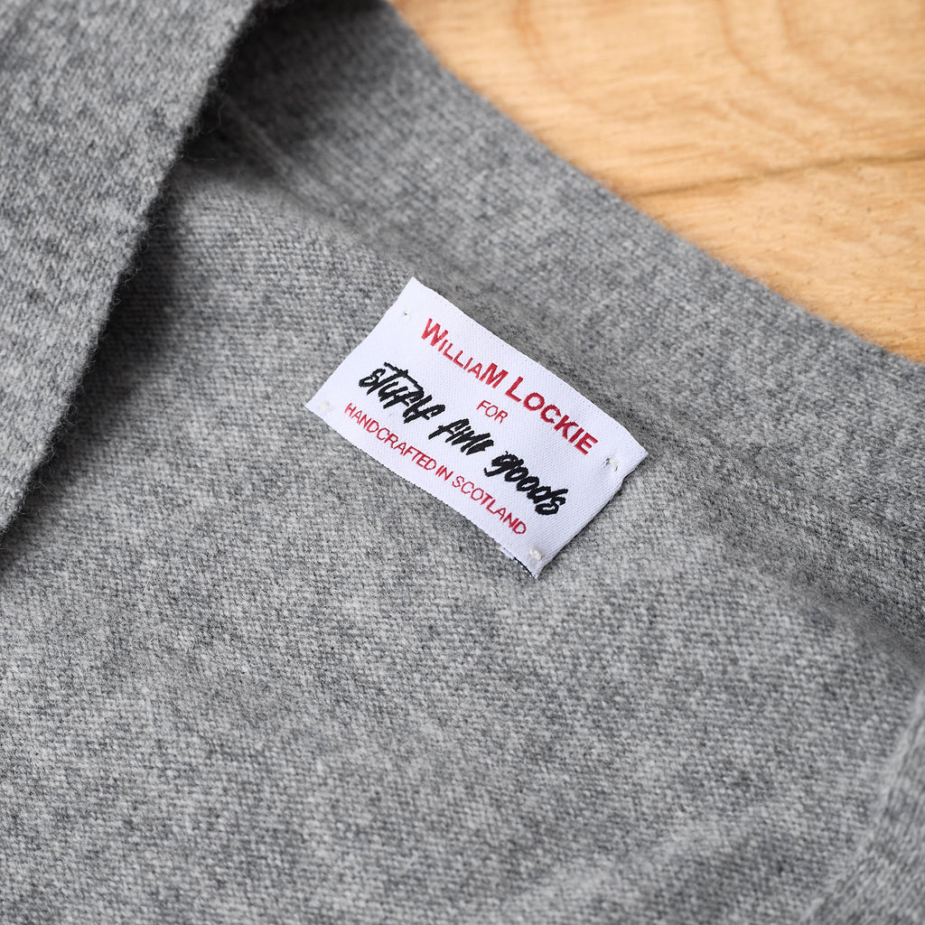 william lockie x stuf|f | gordon super geelong cardigan - grey flannel - Bild 3