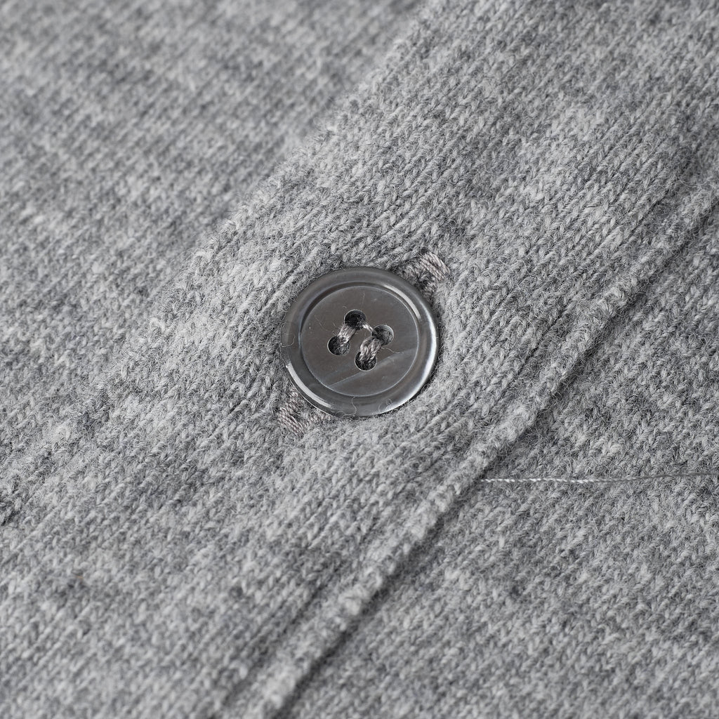 william lockie x stuf|f | gordon super geelong cardigan - grey flannel - Bild 4